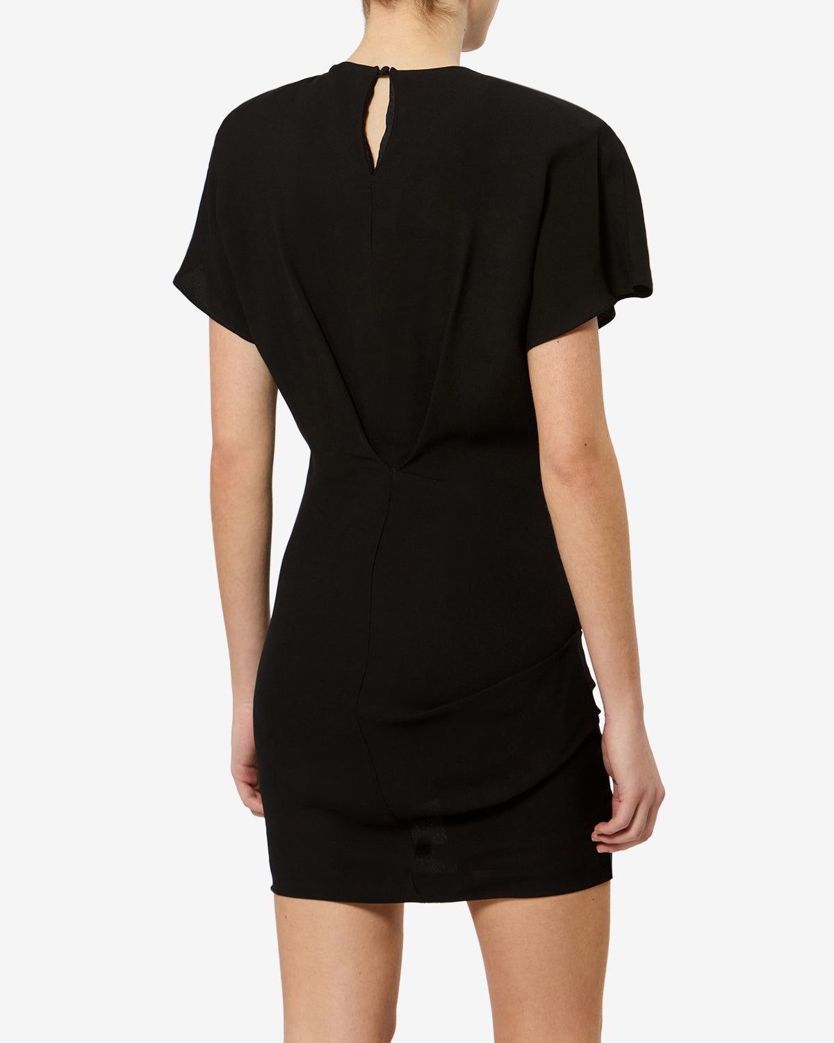 Isabel Marant Sakia robe noire brodée Firework