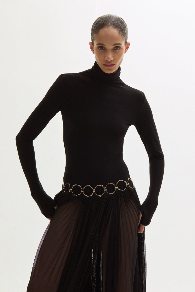 ATU Body Couture body Infinity col montant noir taille S