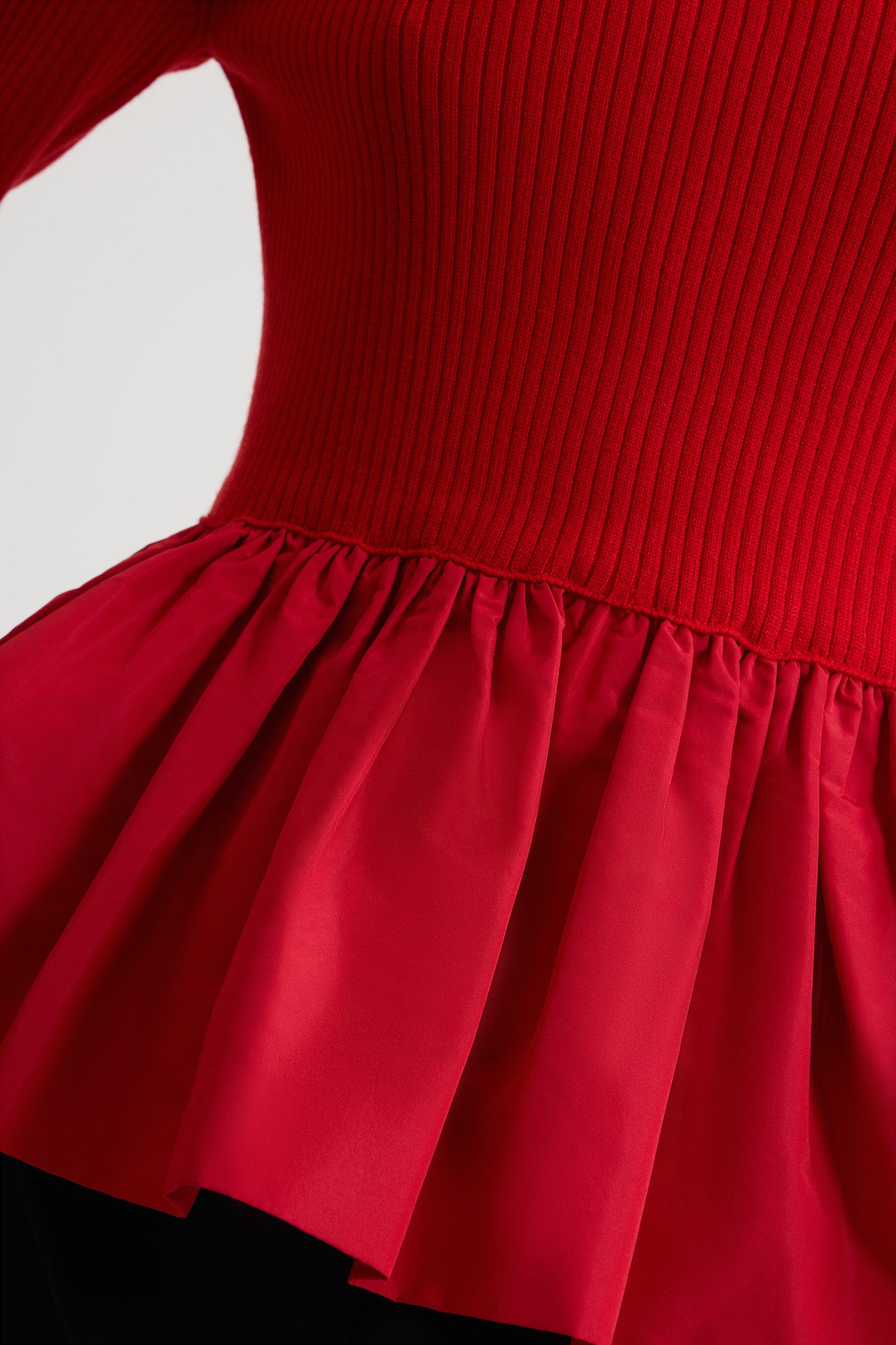 Patou KN273 pull maille rouge élixir volants XS-XL