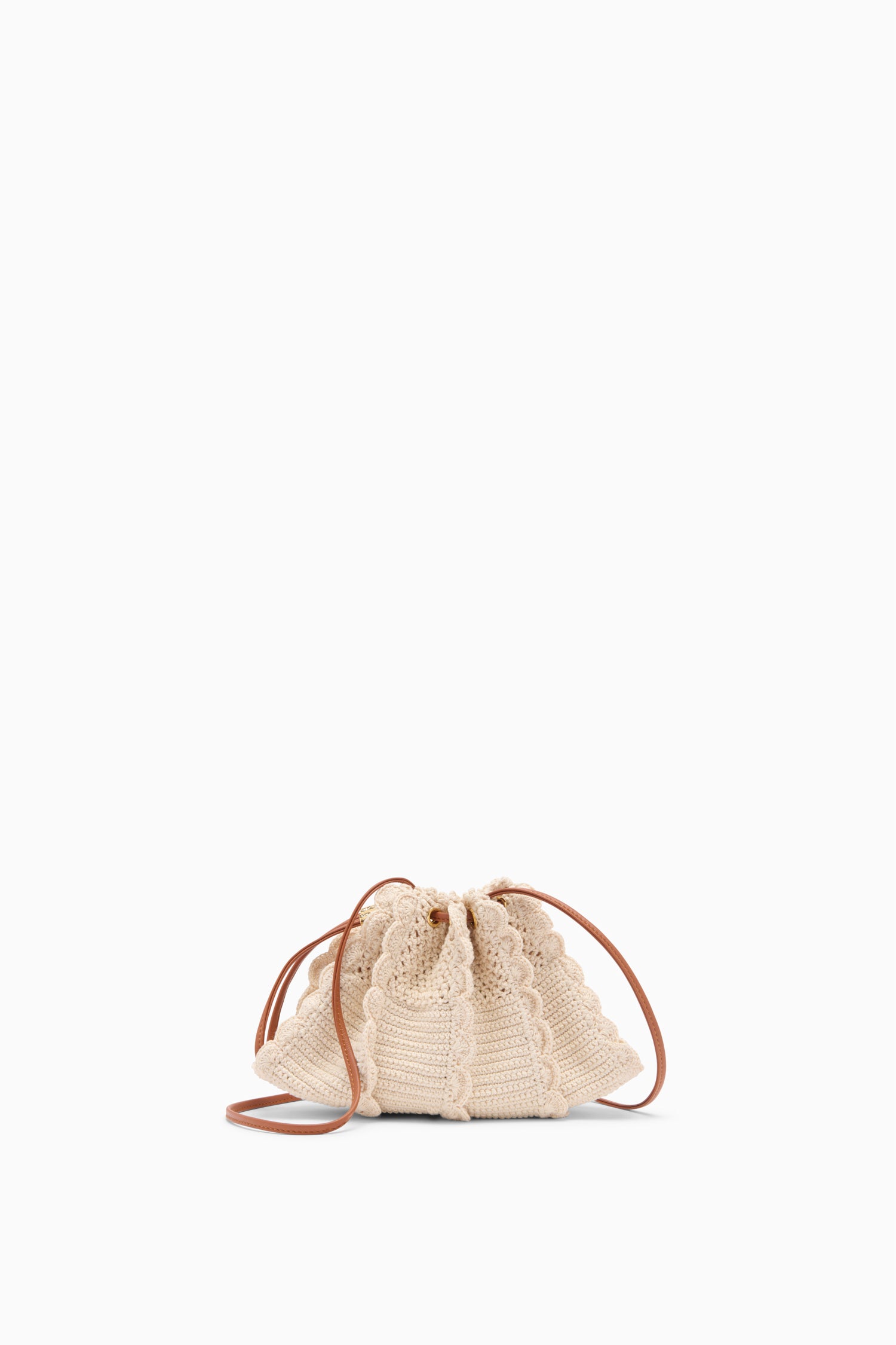 Ulla Johnson Adria Small sac bandoulière Cowrie crochet