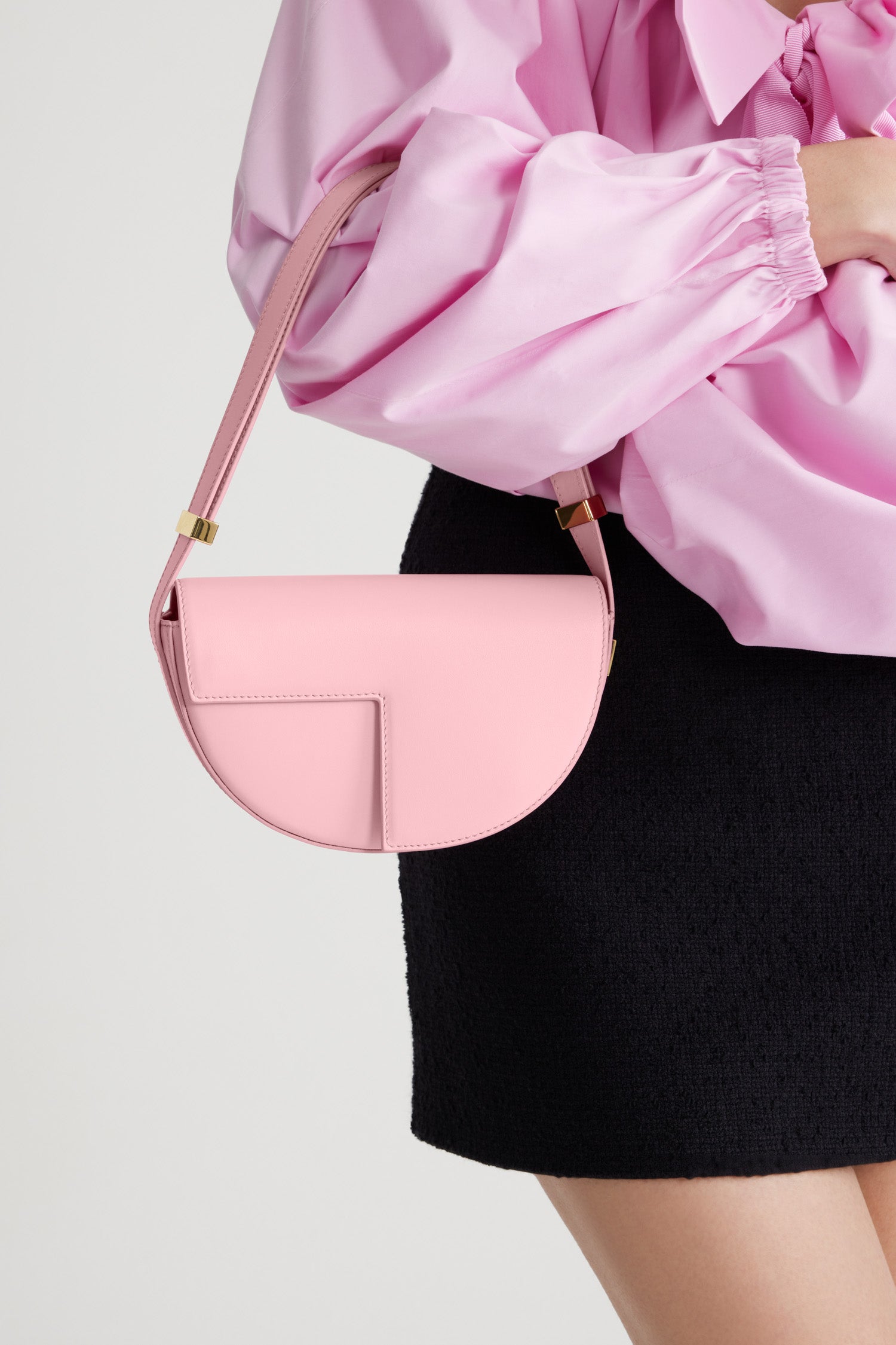 Patou H24BA0245000425P Le Petit Patou sac cuir rose