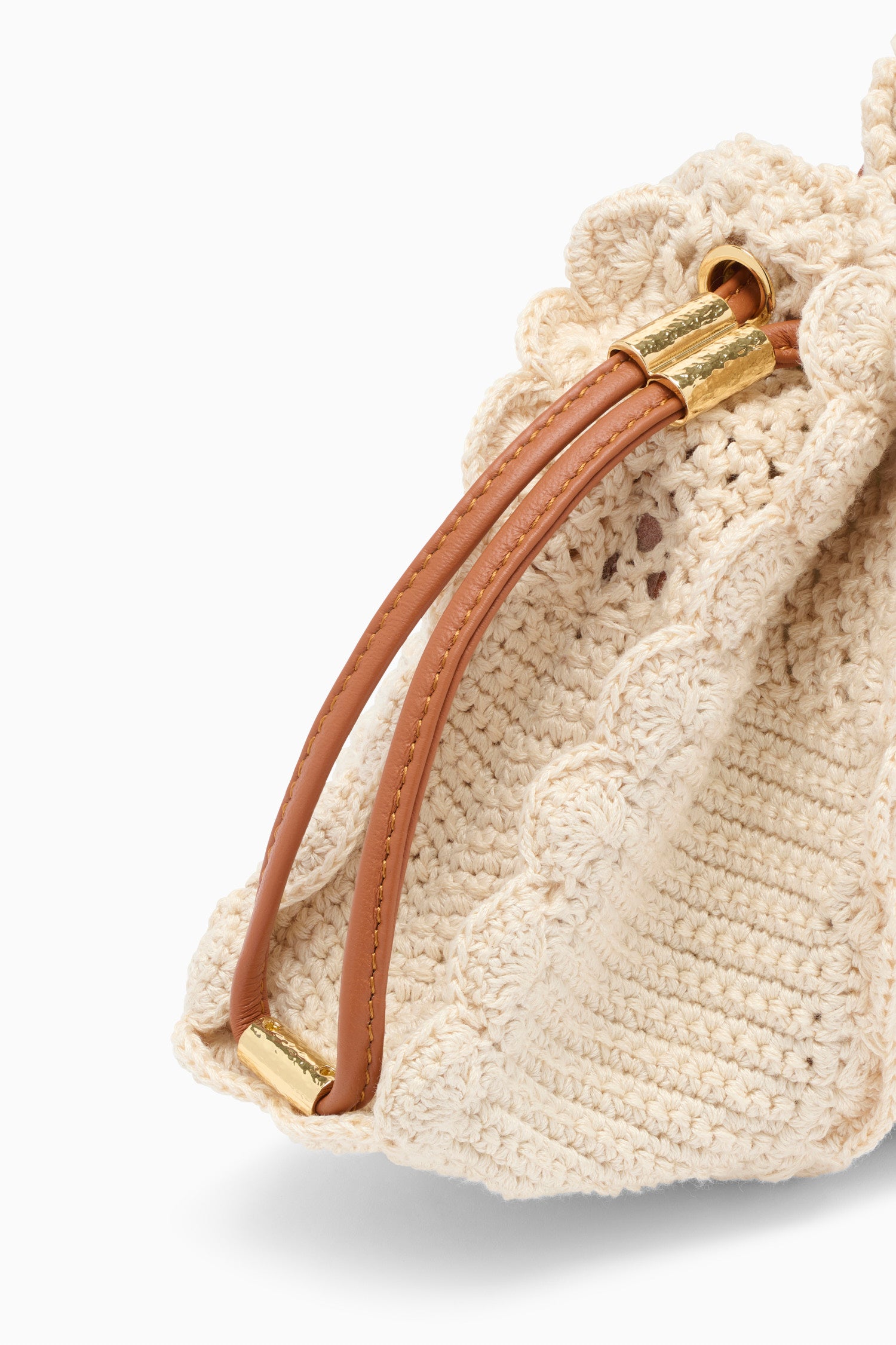 Ulla Johnson Adria Small sac bandoulière Cowrie crochet