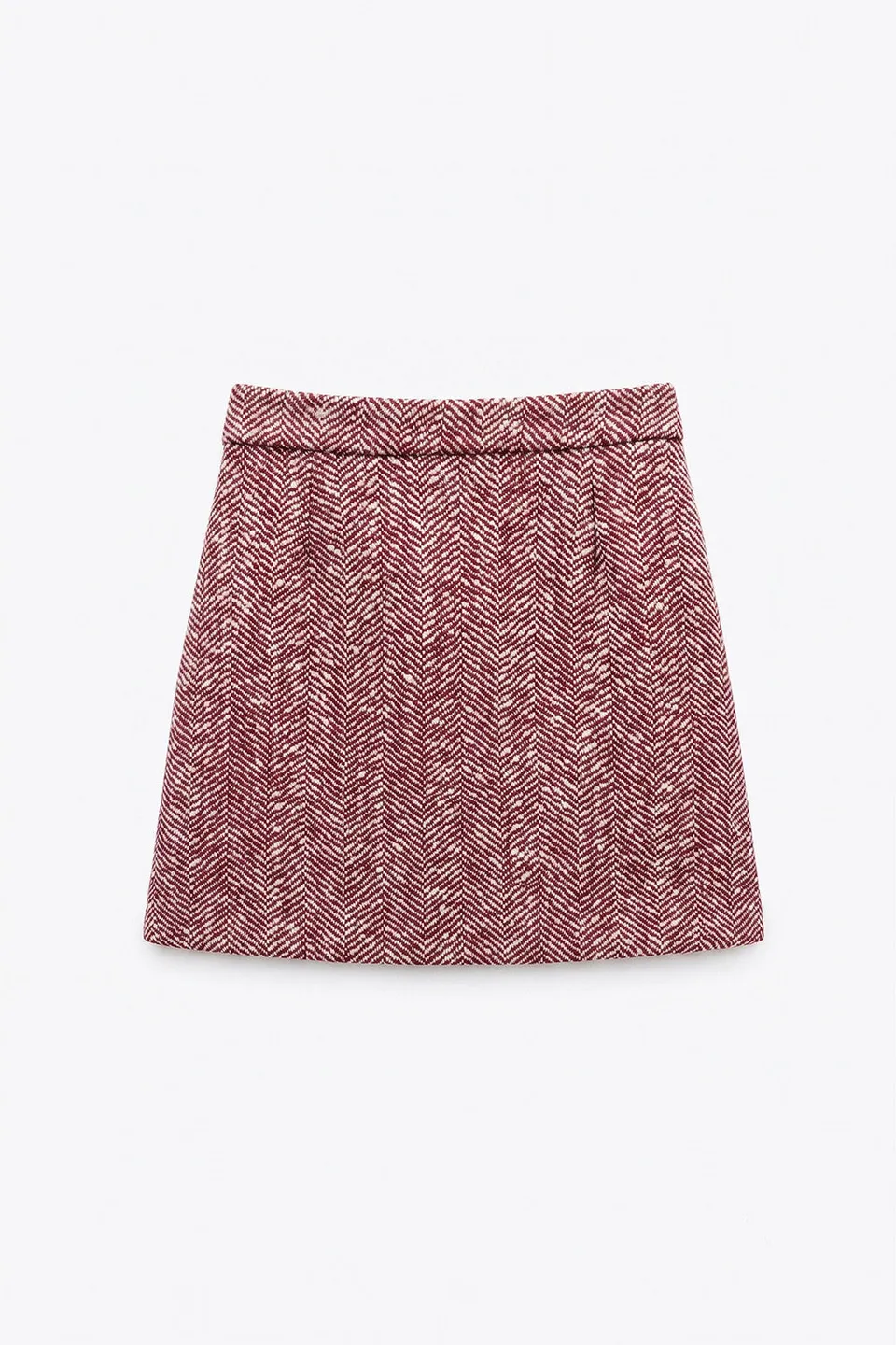 Paul & Joe Julie jupe courte chevron laine vierge