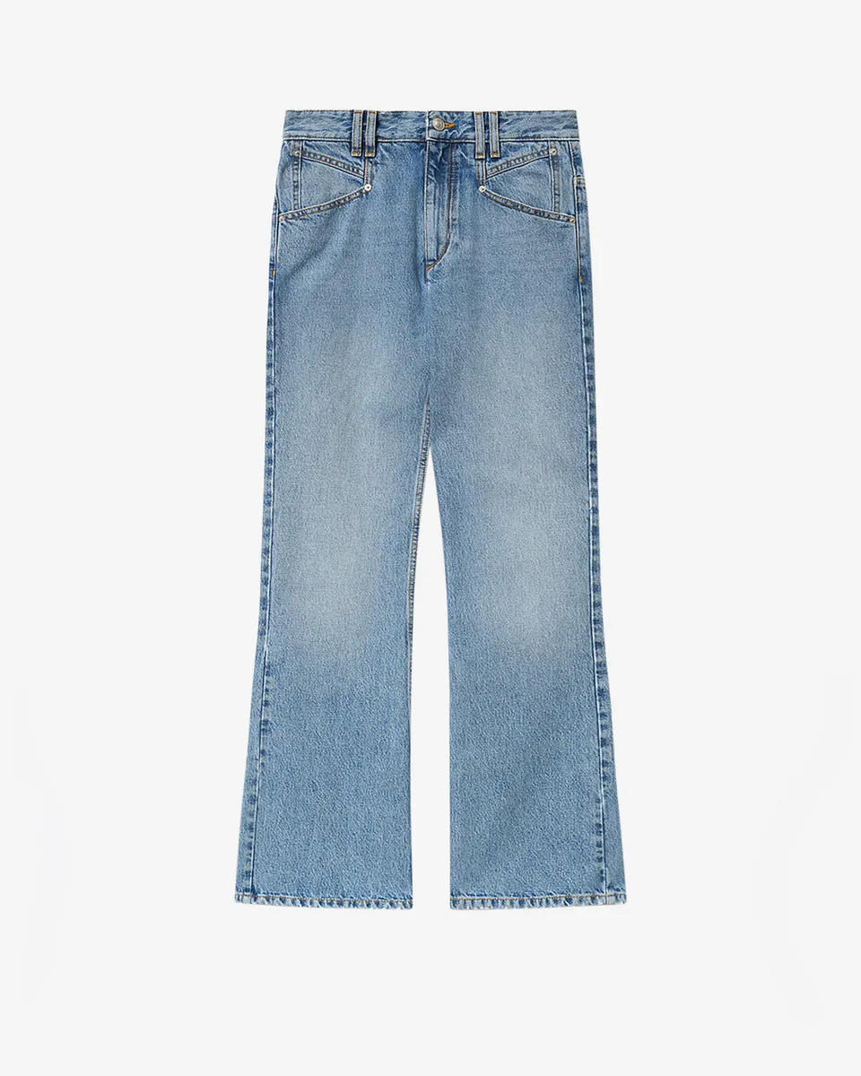 Isabel Marant Belvia jean bleu clair bootcut
