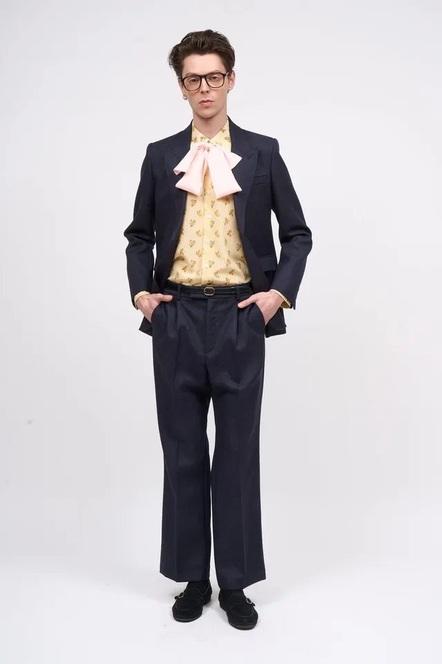 Paul & Joe Benoit veste twill laine coupe droite
