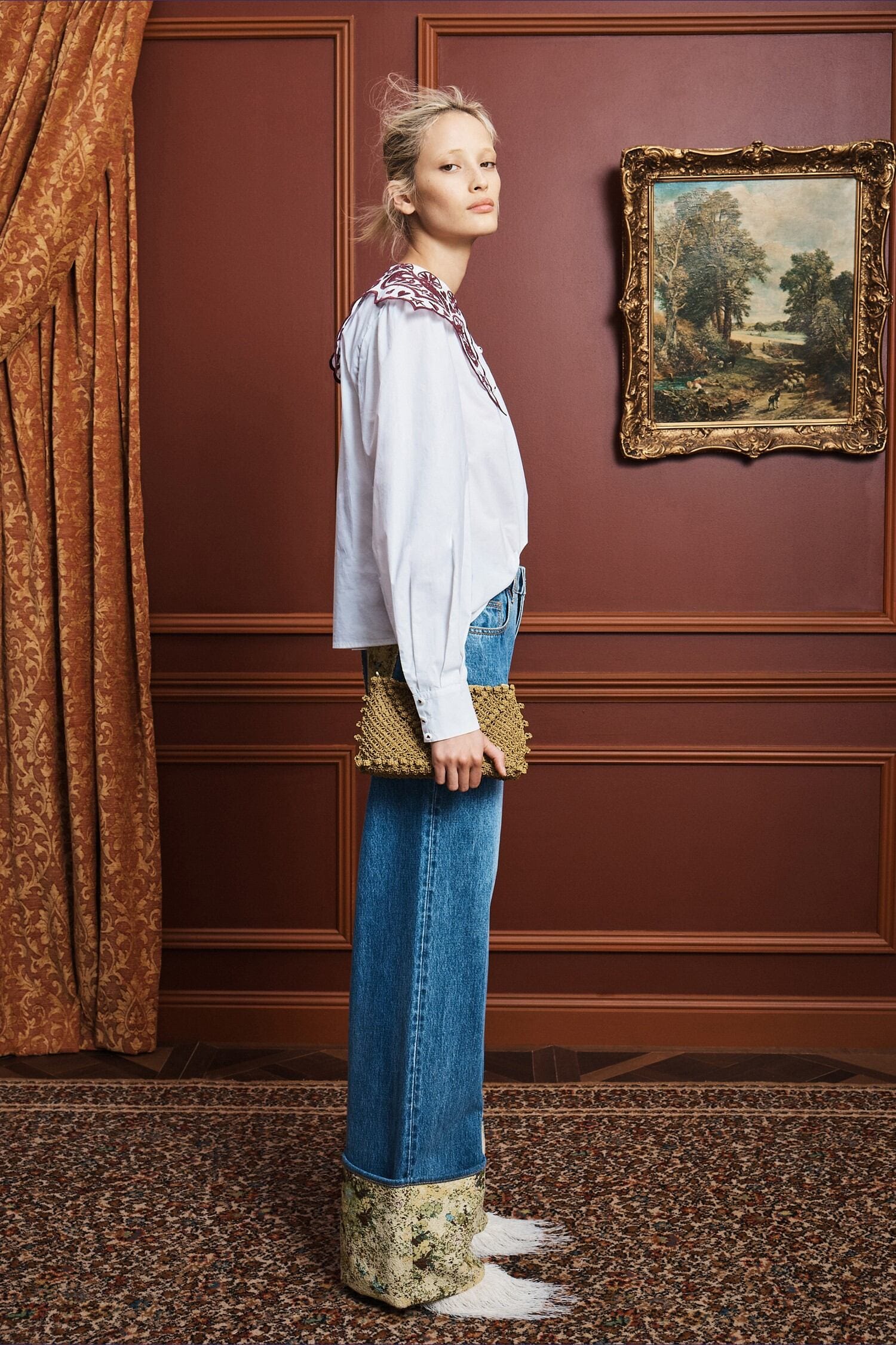 Alemais Trousers Marcel Denim jean droit 8