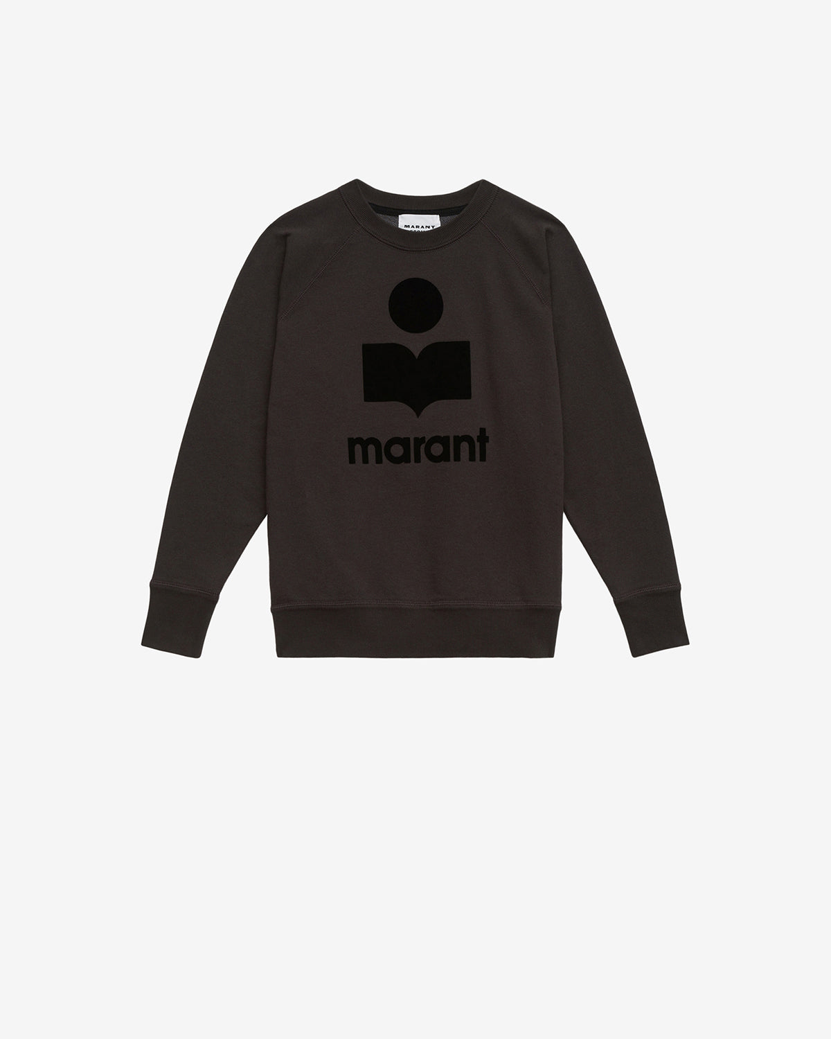 Isabel Marant Millyny SW0160FA sweat coton noir délavé
