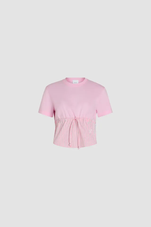 Patou Hybrid JE138 t-shirt coton rose Primrose
