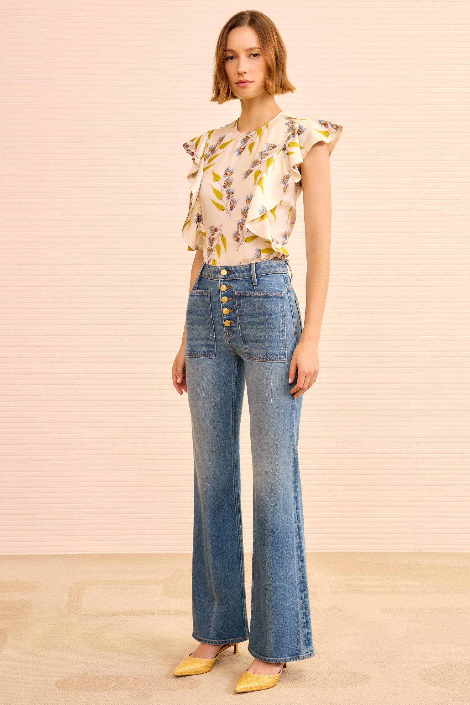 Ulla Johnson Lou jean flare Danube taille haute 31