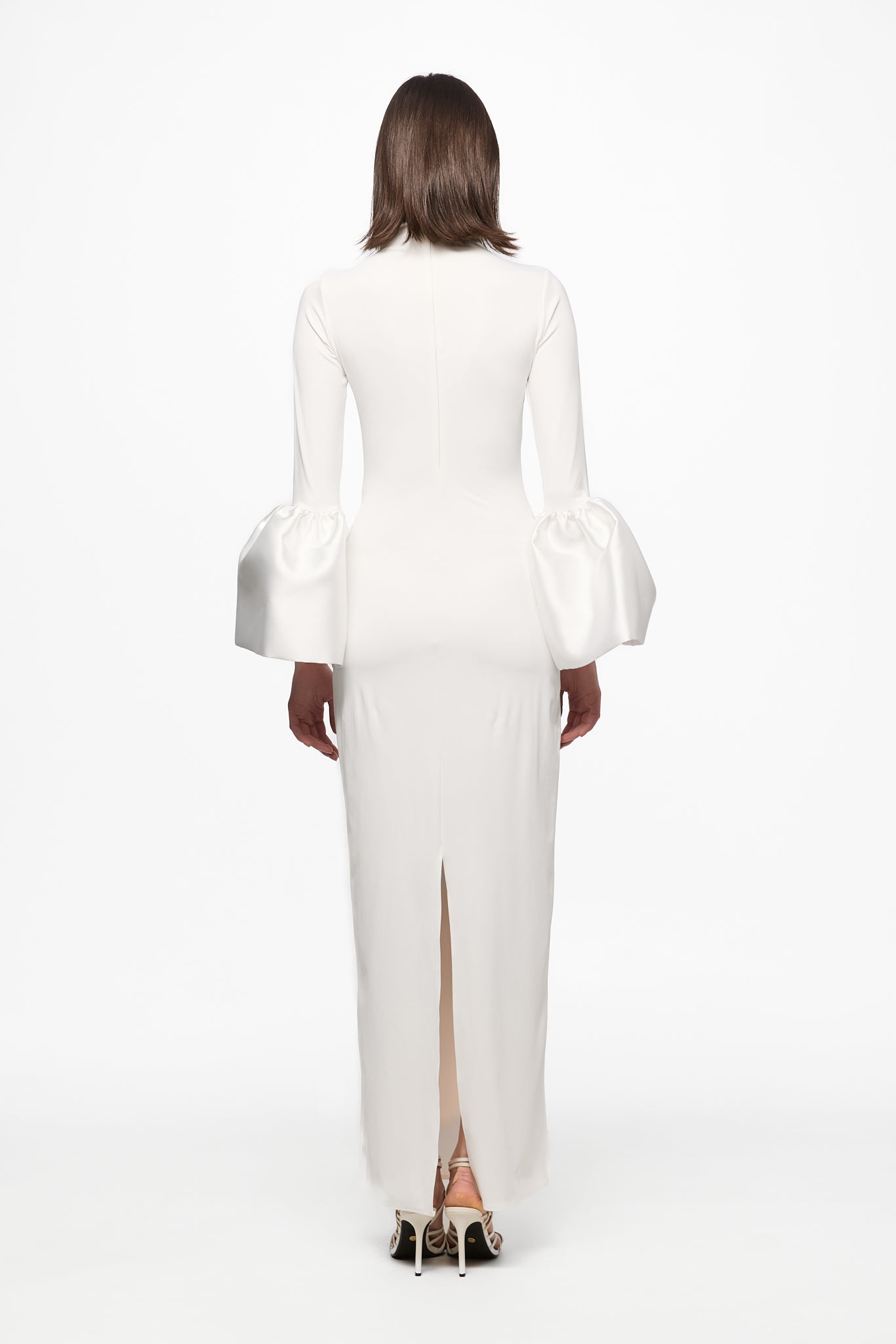 ATU Body Couture Midi robe midi blanche manches cloche S