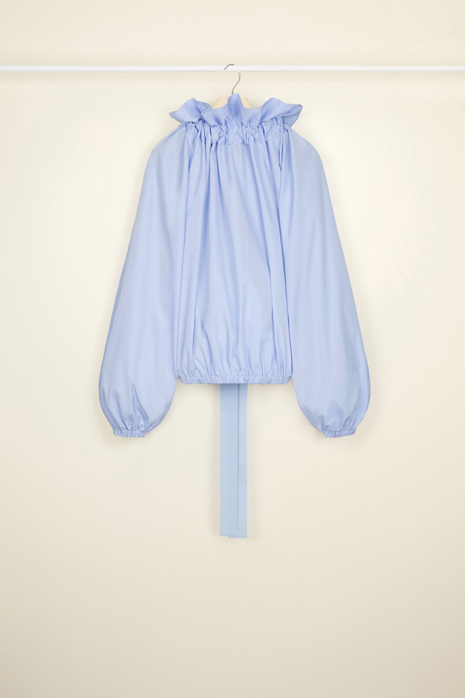 Patou P22TO017 top Aurora coton bio col cordon
