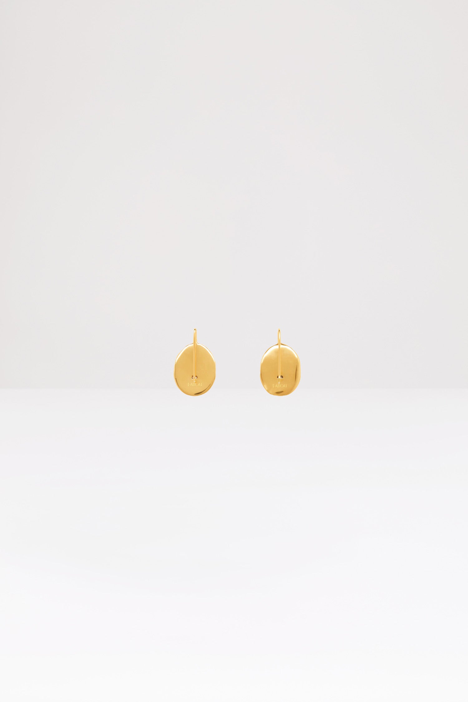 Patou JW046 boucles d'oreilles visage laiton doré