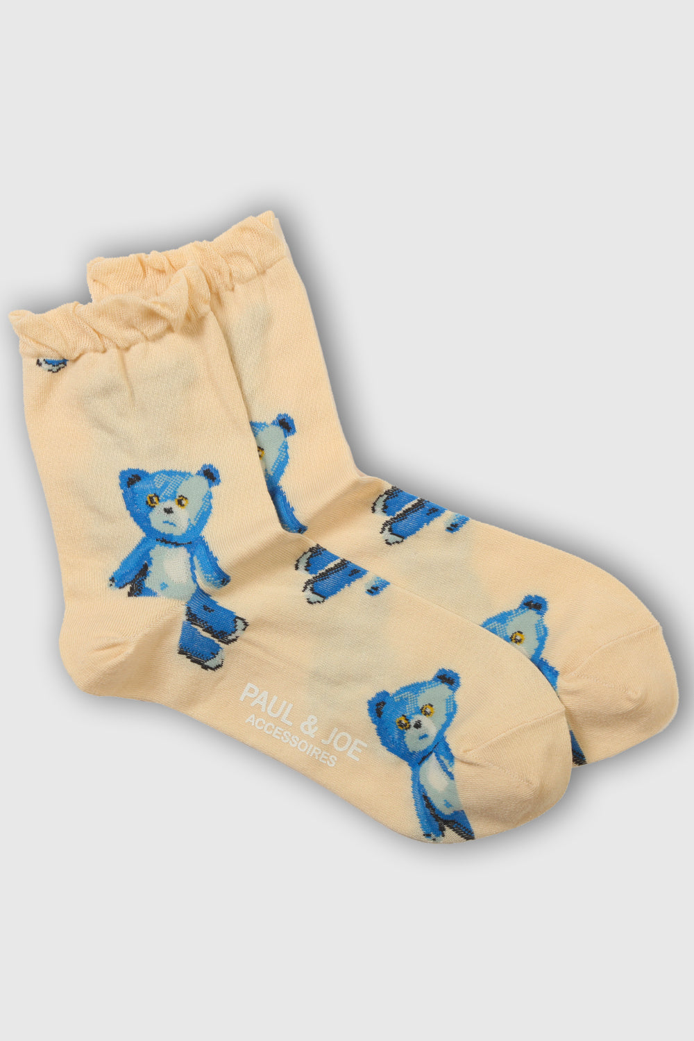 Paul & Joe chaussettes nounours bleu 36-39 coton
