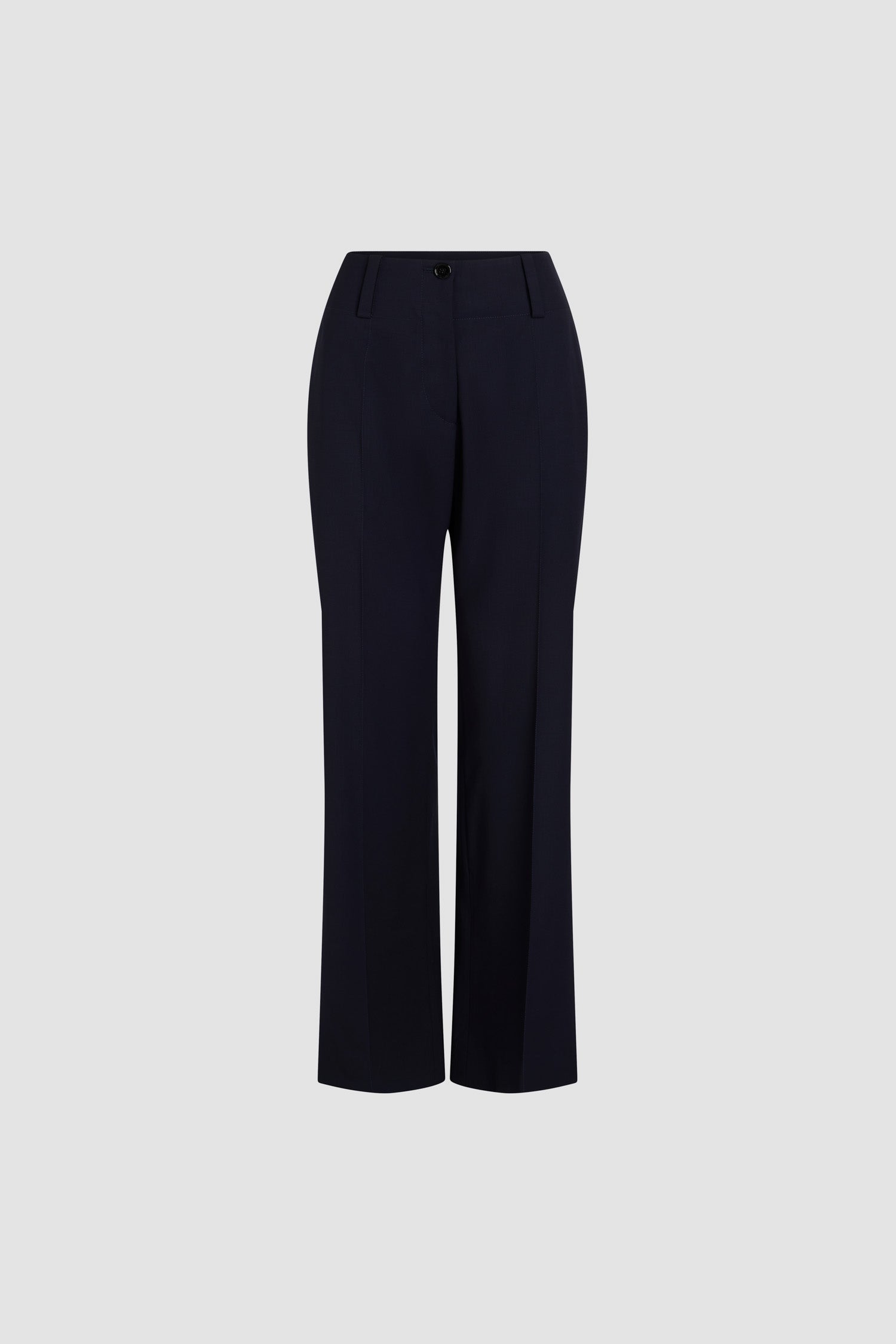 Patou TR049 pantalon droit laine marine noir coupe droite