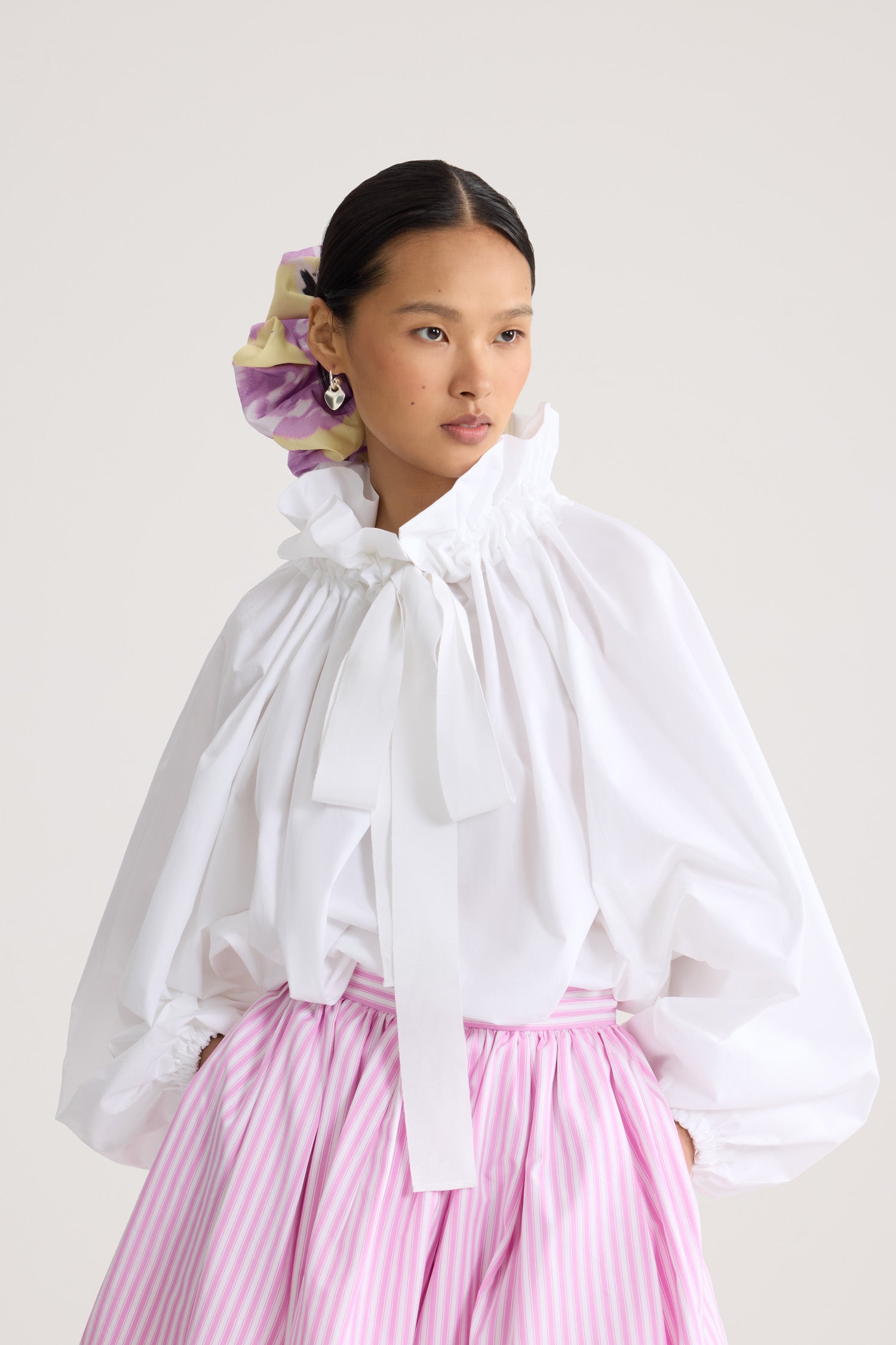 Patou La Patou blouse blanche coton popeline bio