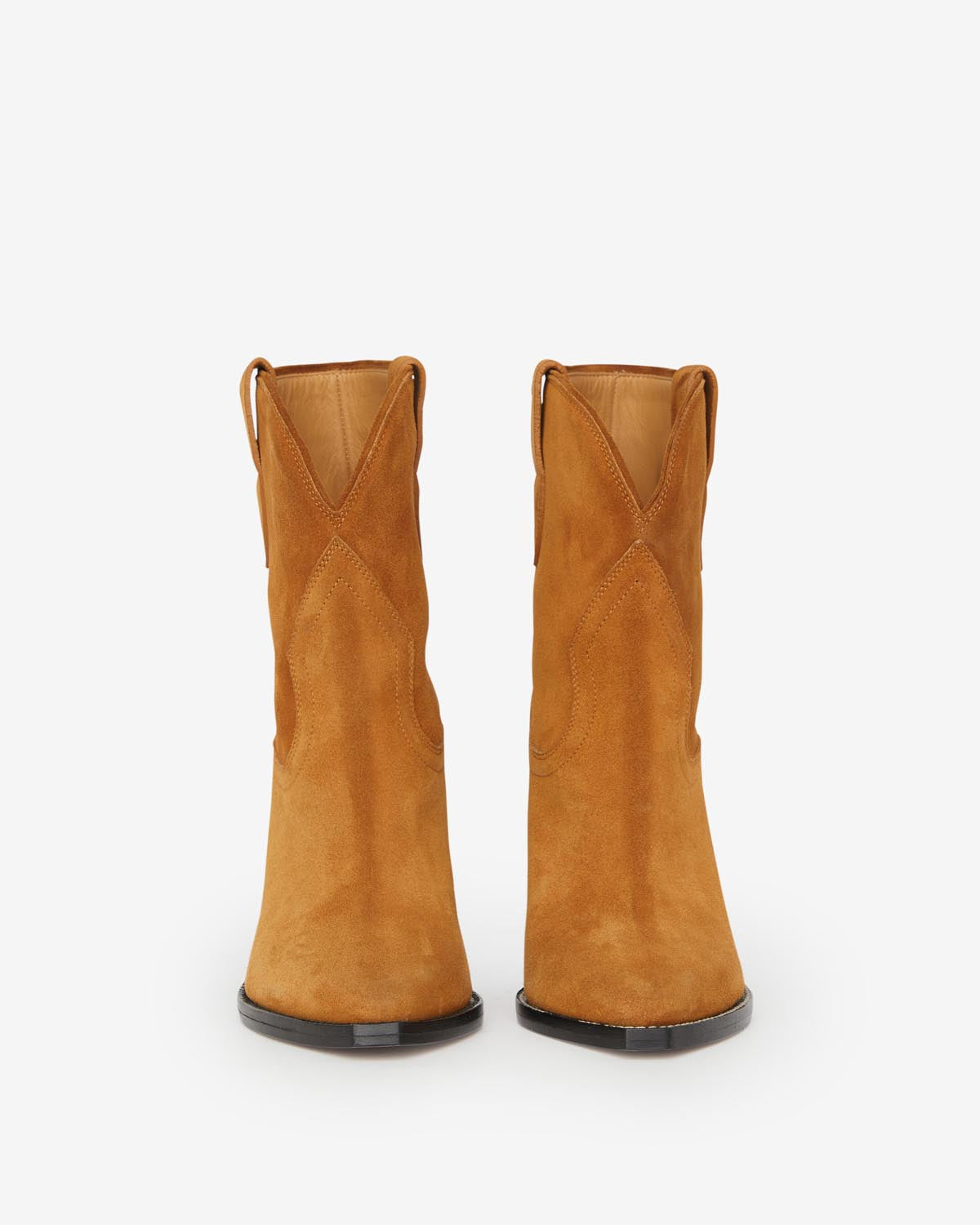 Isabel Marant Leyane Bottes Santiag Cognac Talon 9 cm