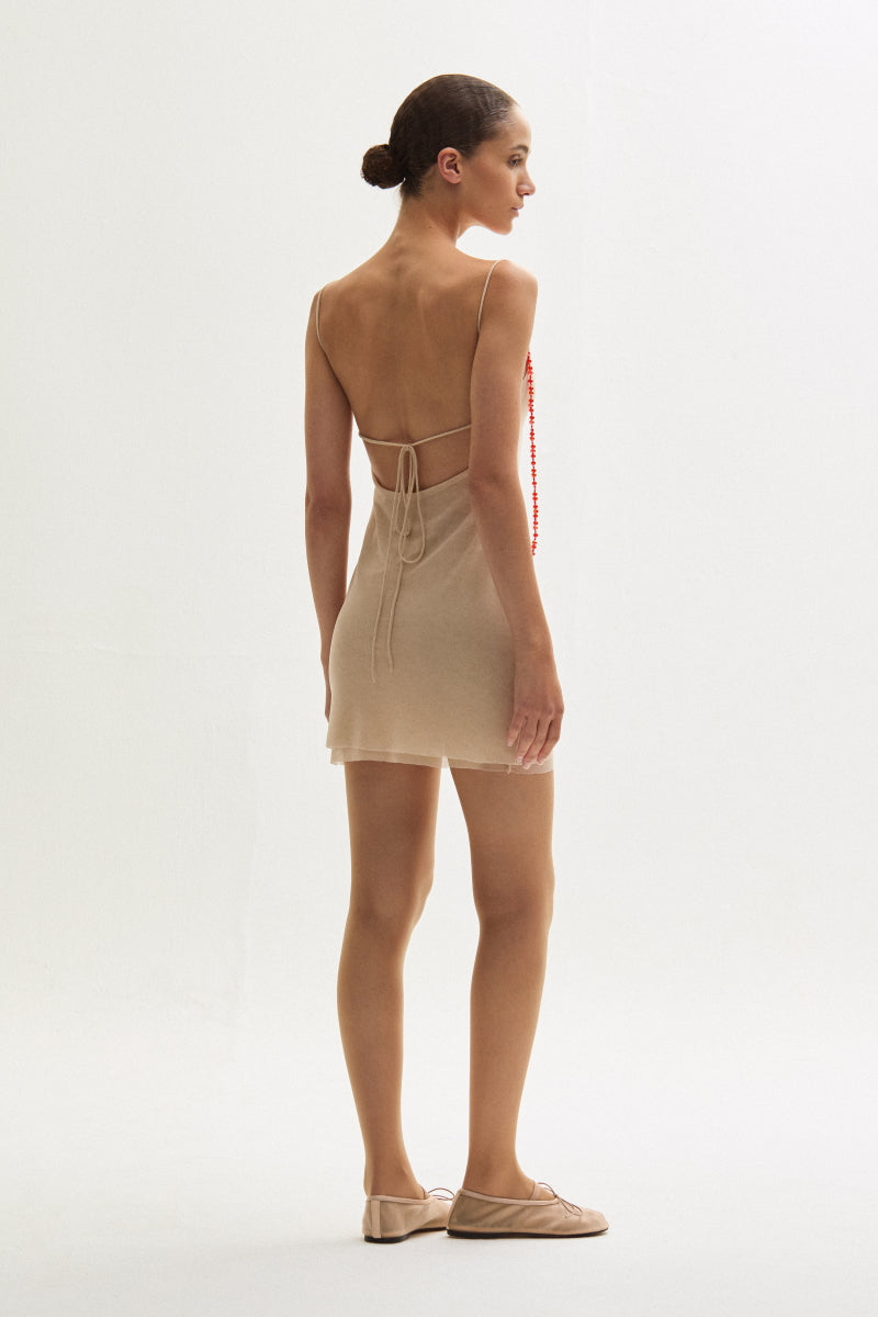 ATU Body Couture Wound Dress mini robe rouge taille S
