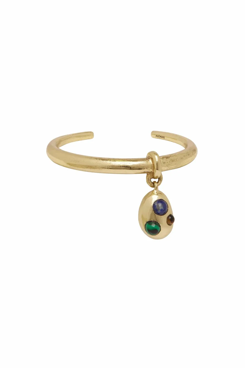 Alemais Jem Rainbow Stone Egg Drop Bangle bracelet pierres