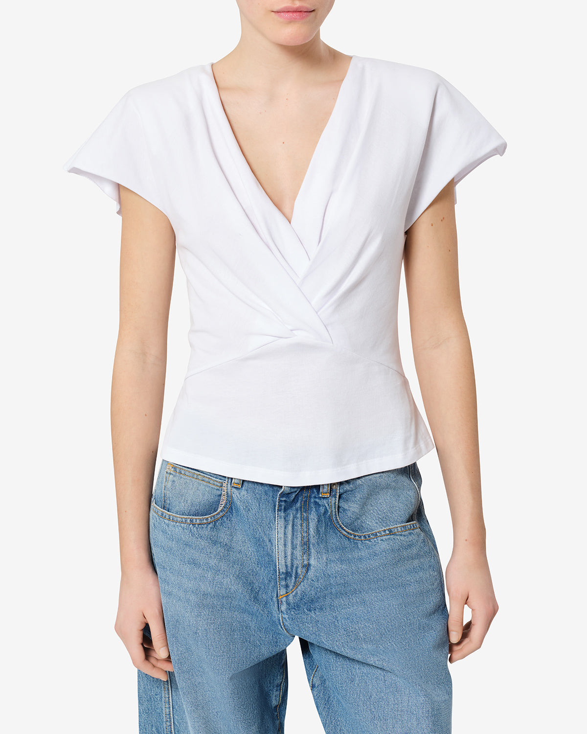 Isabel Marant Nadrine TS0341FA t-shirt blanc XS