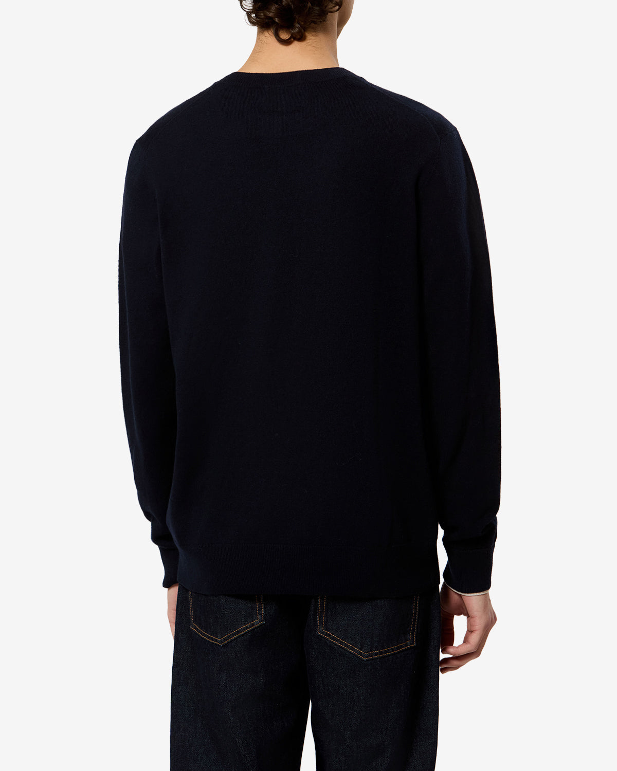 Isabel Marant Antea pull maille minuit gris coton laine