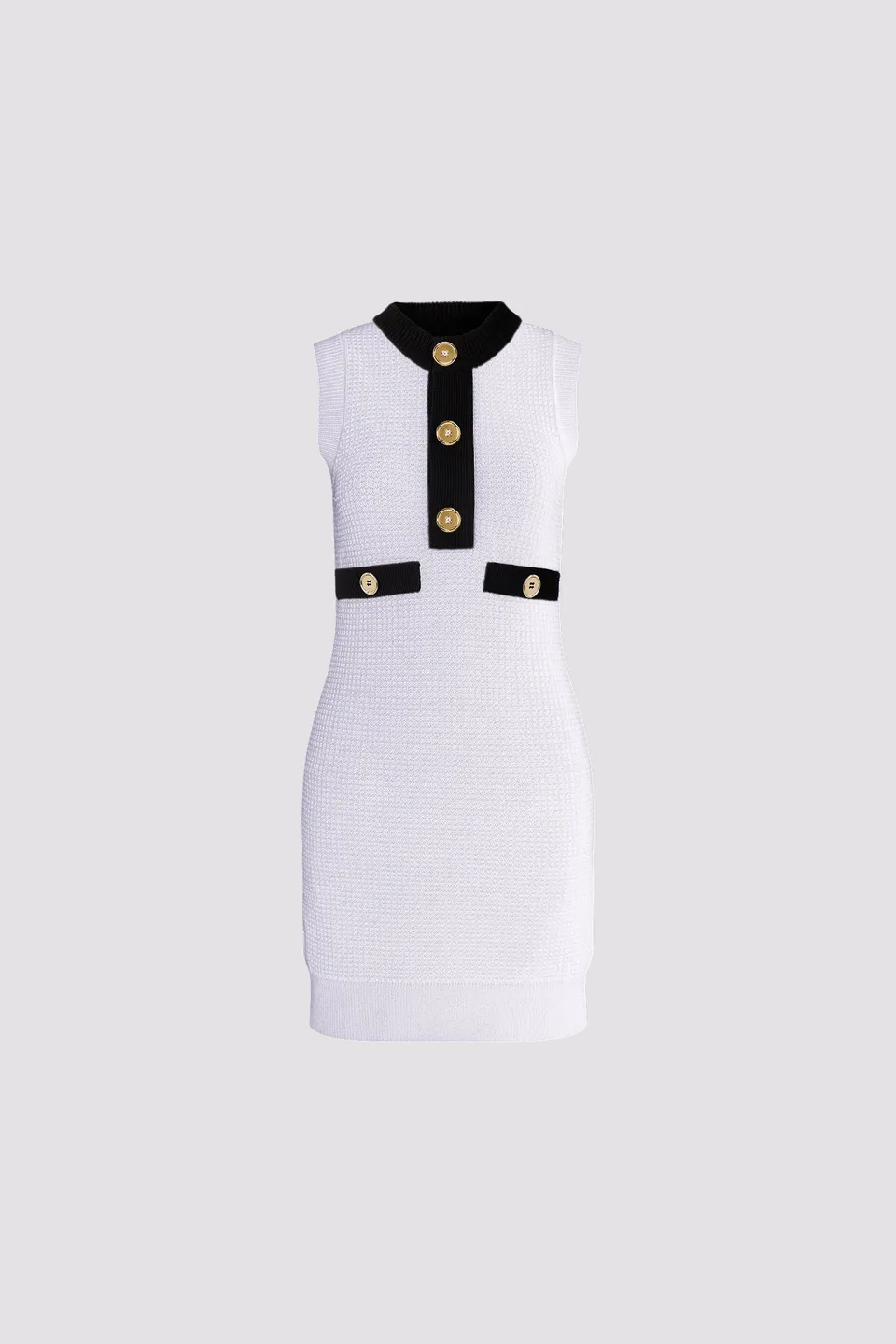 Patou robe blanche sans manches coton XS-XL