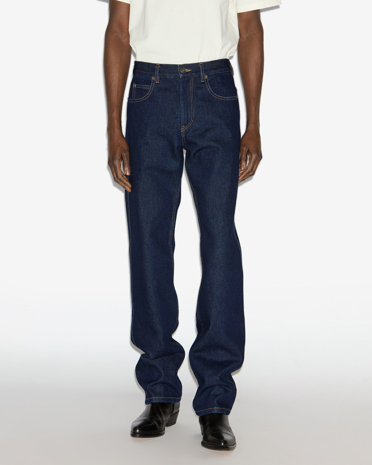 Isabel Marant Lewys jean droit foncé nuit