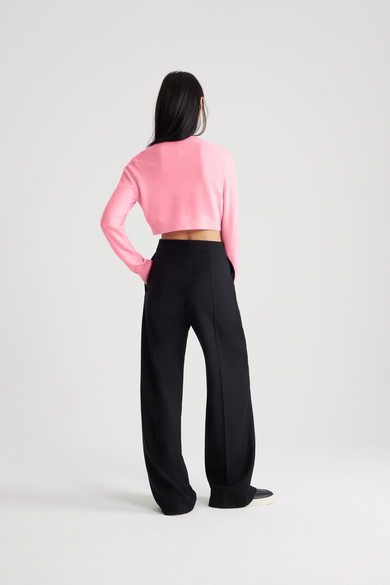 Patou pantalon laine H20TR002 noir Black taille 34-44