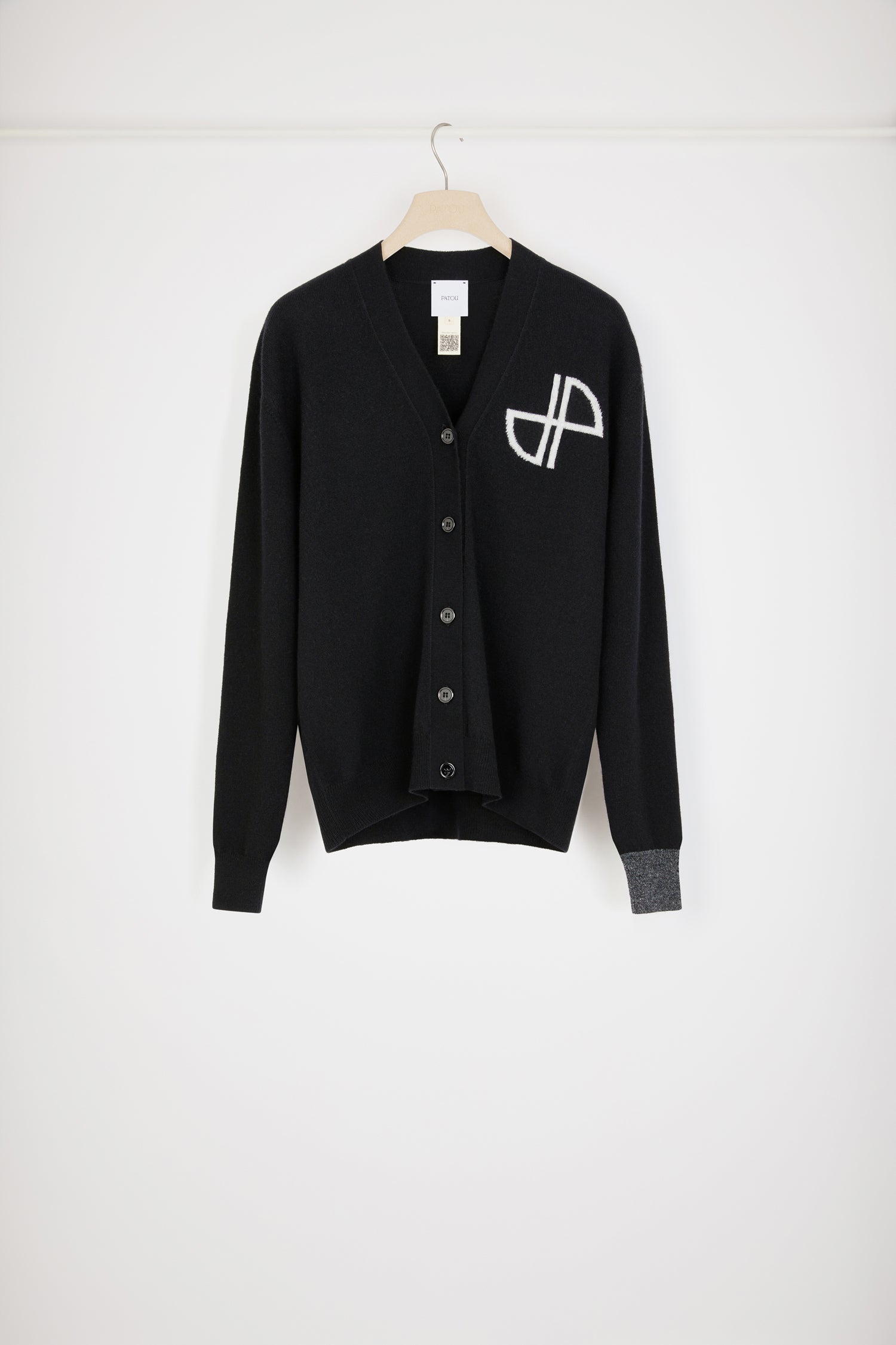 Patou JP KN131 cardigan laine cachemire Noir XS-XXL