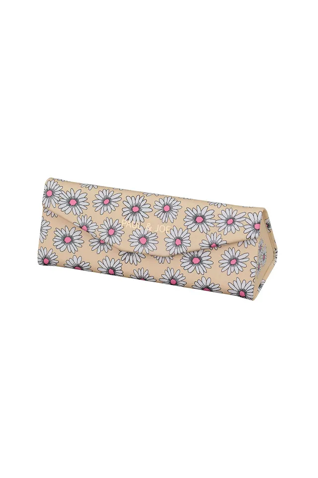 Paul & Joe marguerites étui lunettes jaune fleurs