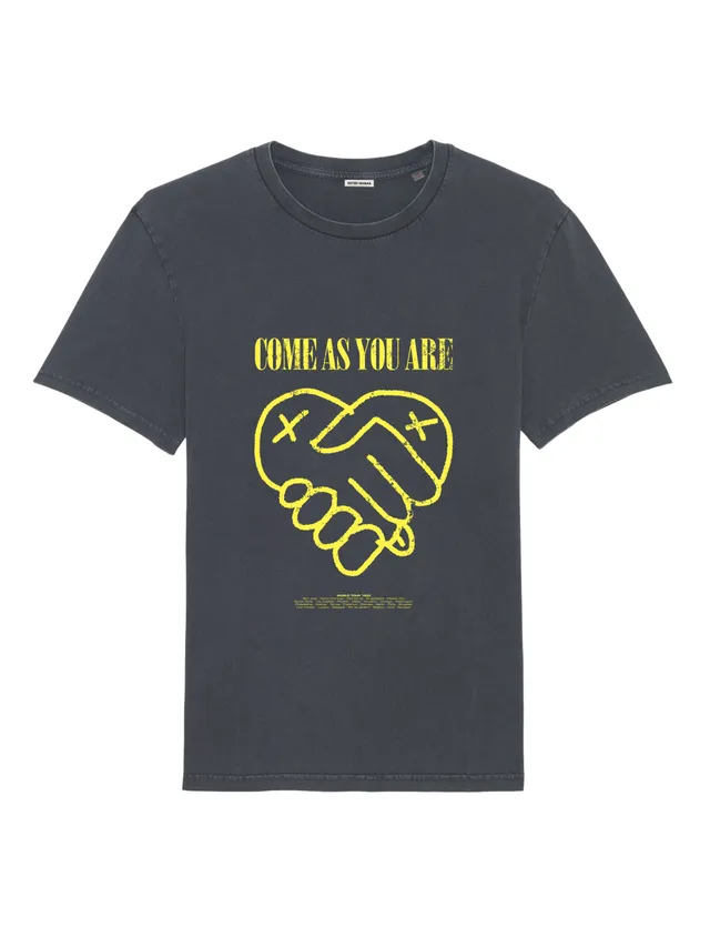 Ester Manas Tops Come as you are T-shirt coton gris