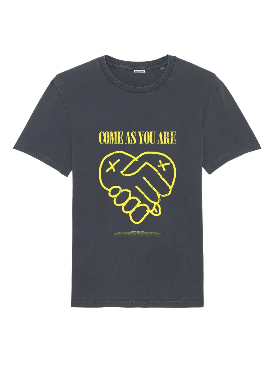 Ester Manas Tops Come as you are T-shirt coton gris