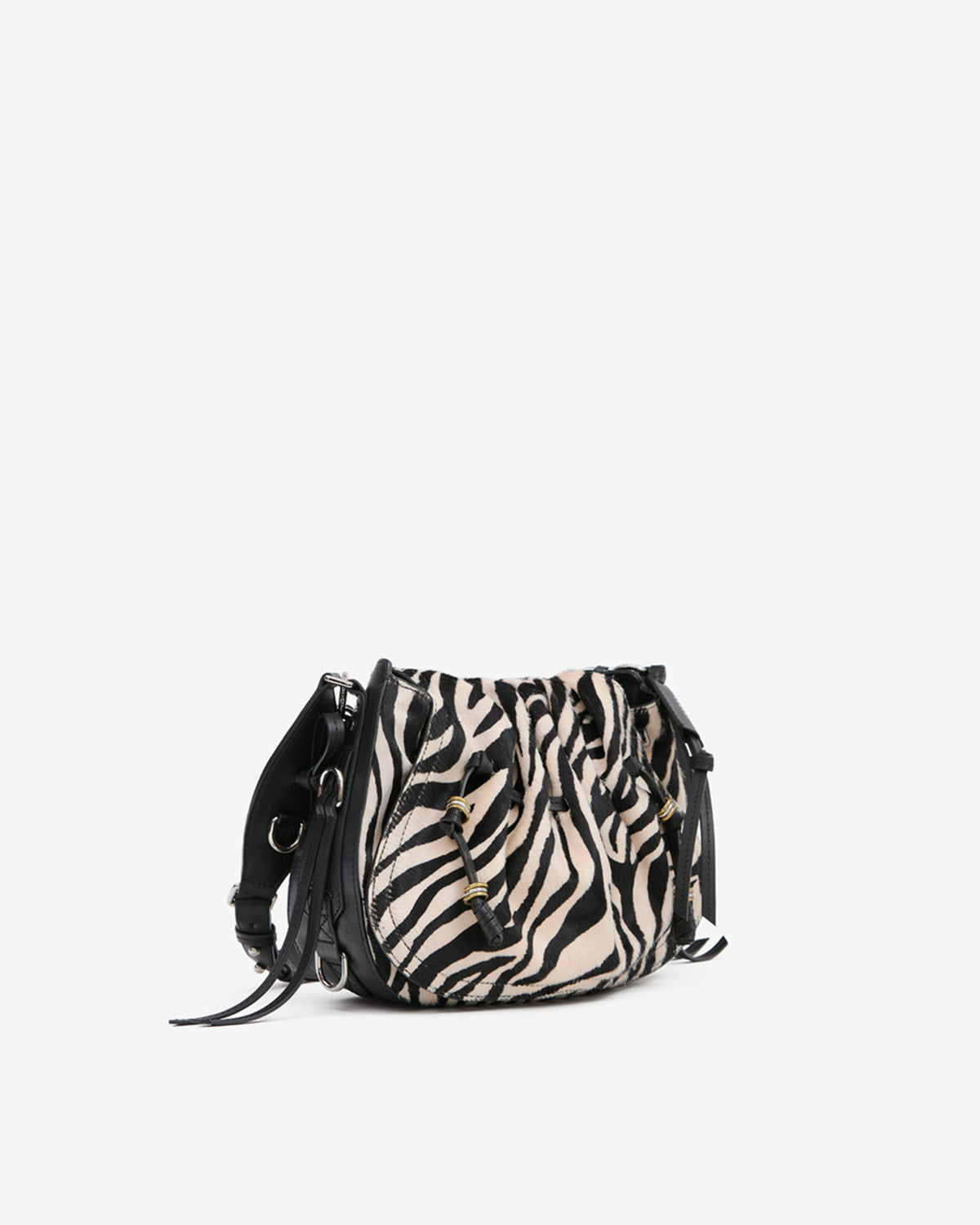 Isabel Marant Bolton sac cuir zèbre 24 cm