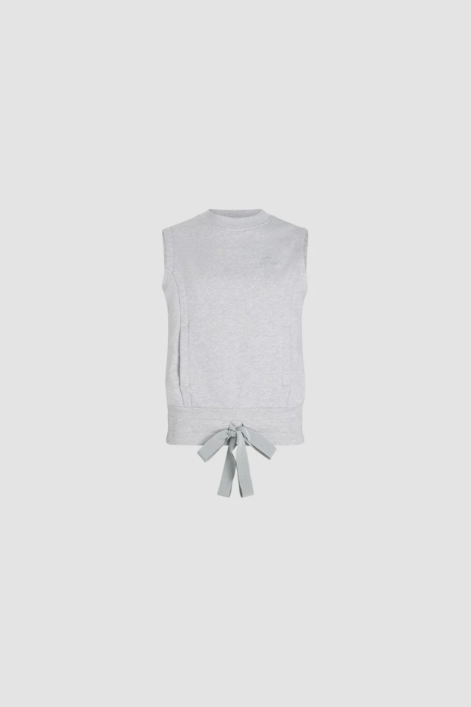 Patou JE159 sweat sans manches coton bio gris XS-XL
