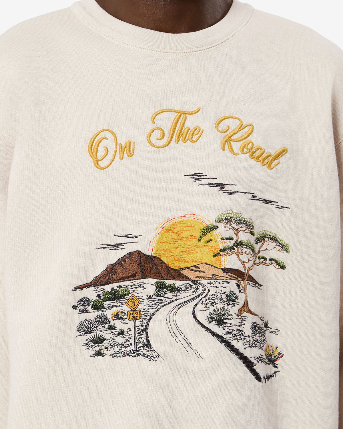 Isabel Marant Mikoy Sweatshirt molleton écru logo