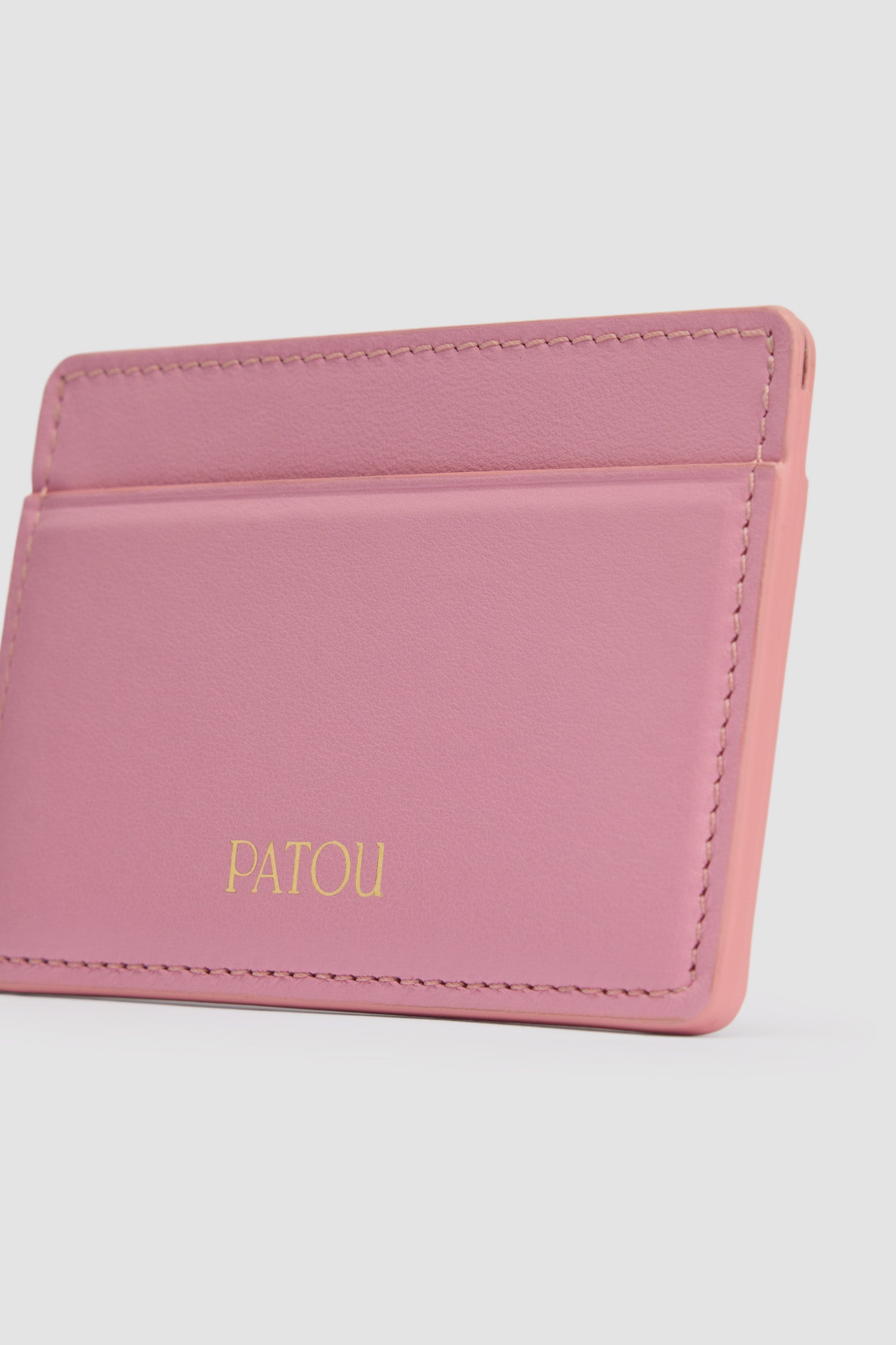 Patou Accessories SL001 porte-cartes cuir rose Rosebloom