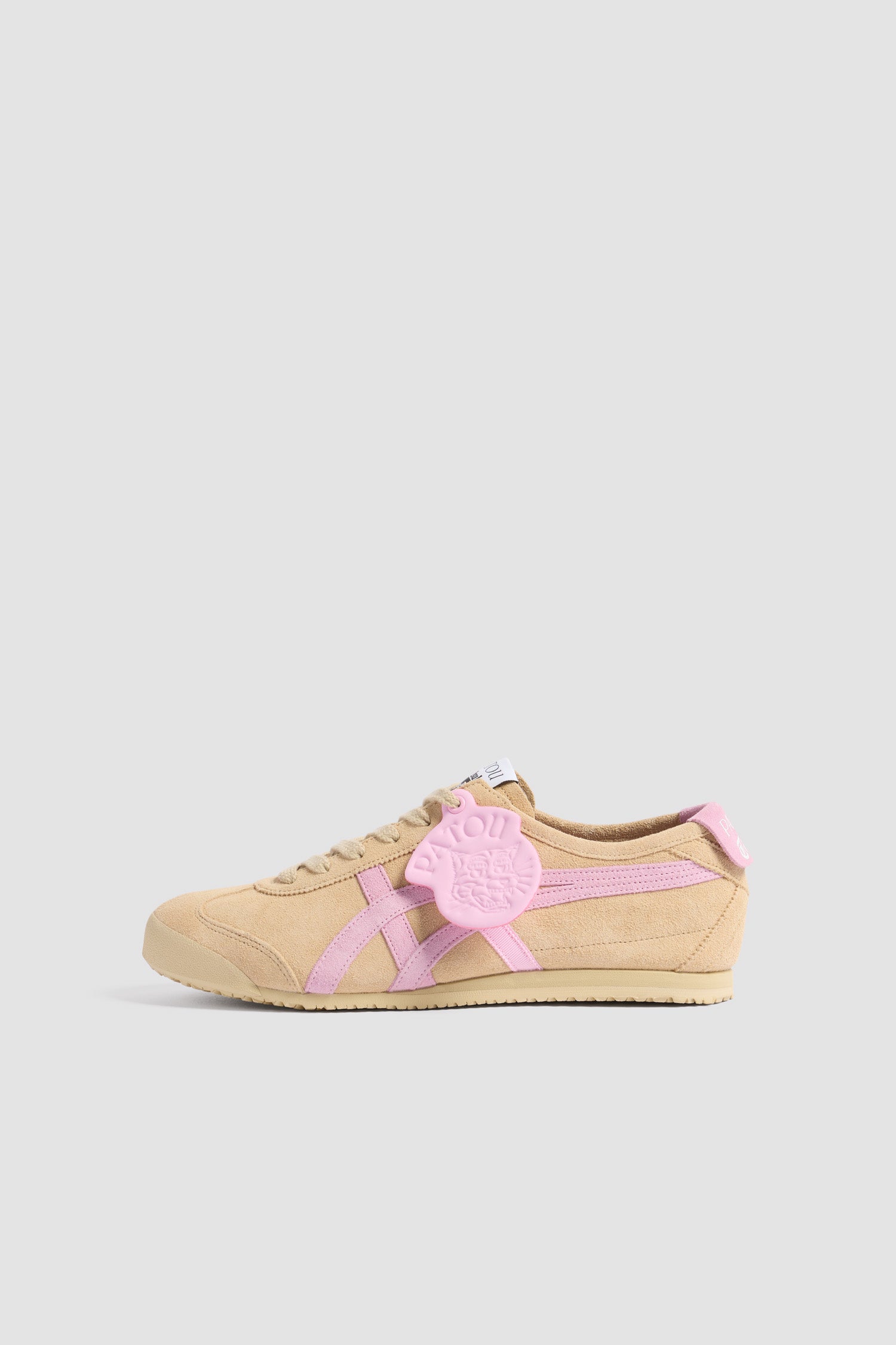 Patou Mexico 66 E25FO012 baskets daim beige