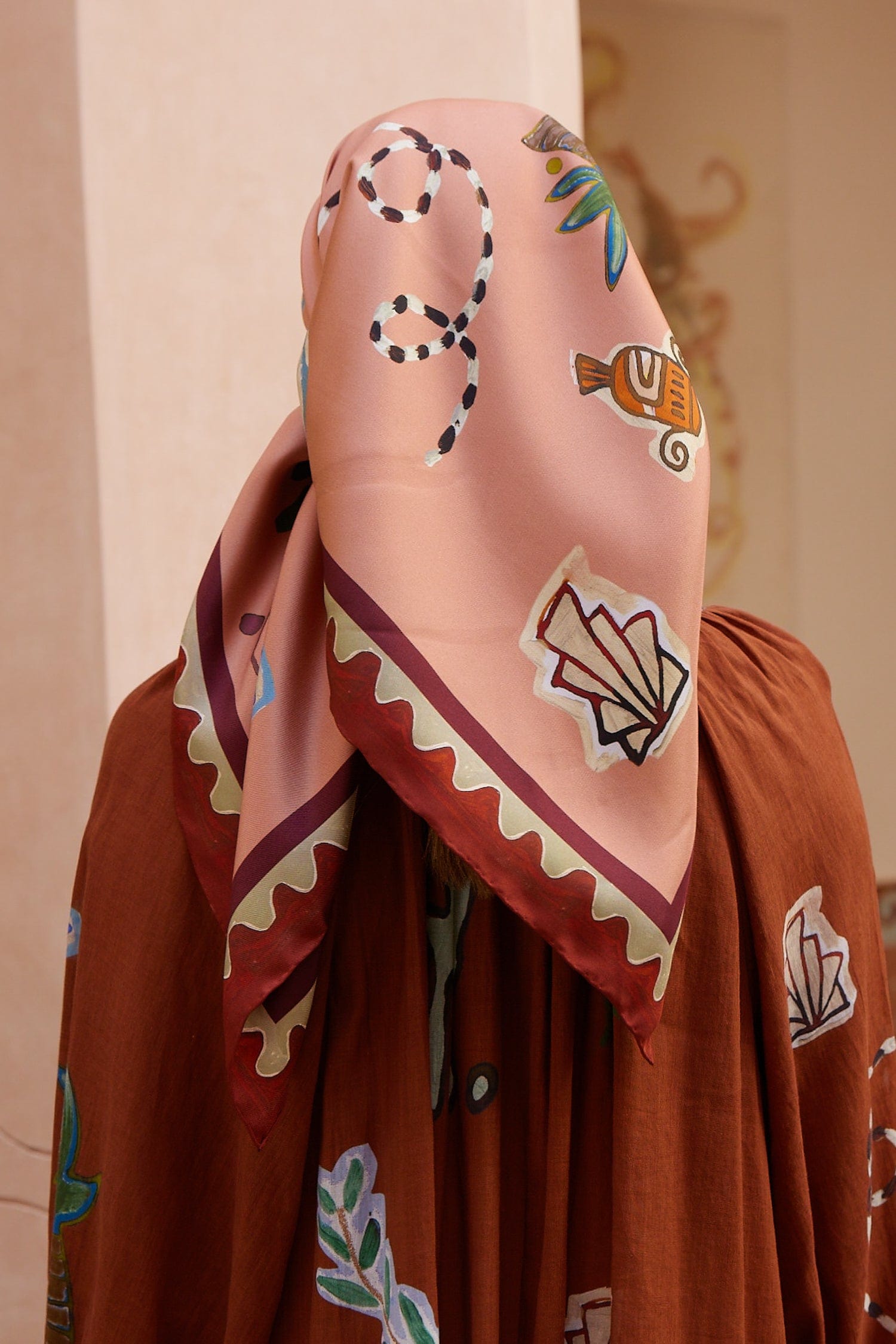 Alemaïs Laurence Silk Scarf foulard carré soie taille unique