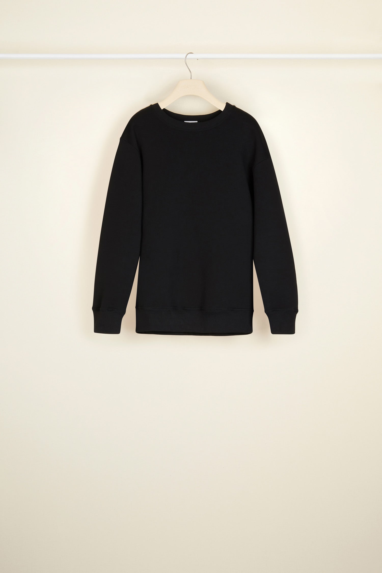 Patou JE018 sweat coton bio noir