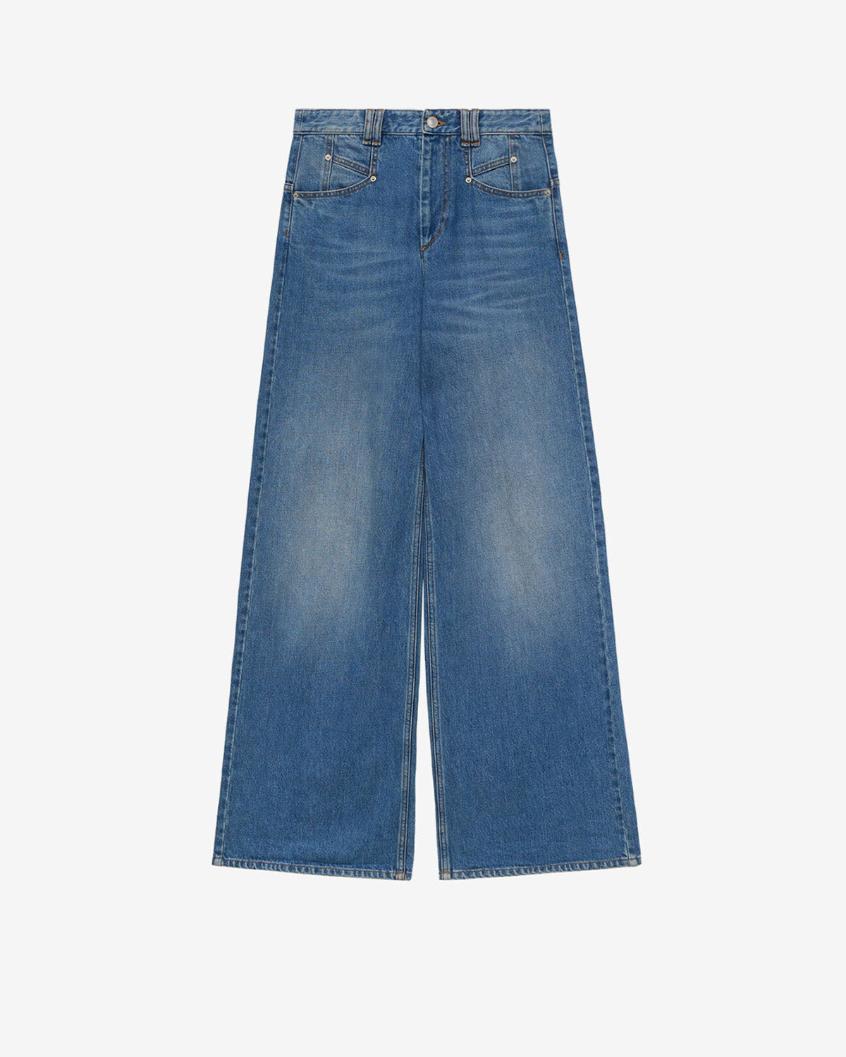 Isabel Marant Lemony Jean flare bleu taille haute