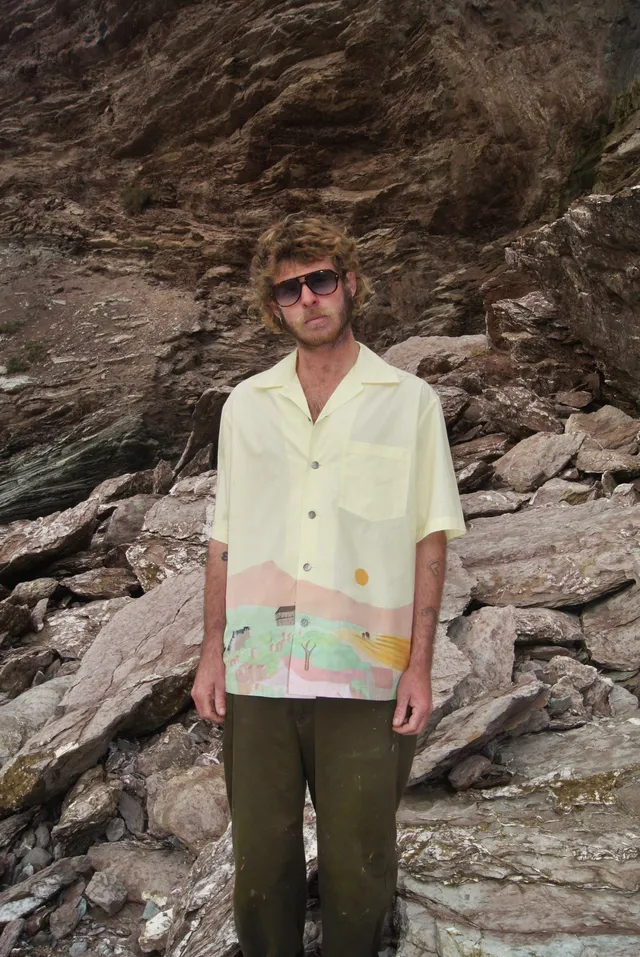 Paul & Joe Summer chemise popeline coton imprimée manches courtes