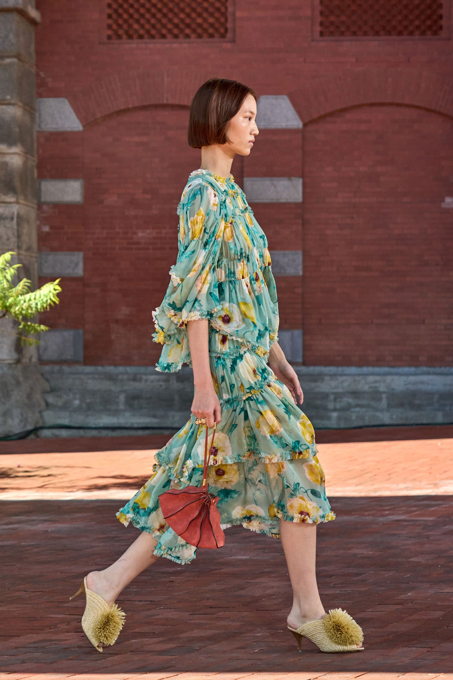 Ulla Johnson Adria sac bandoulière daim Terracotta