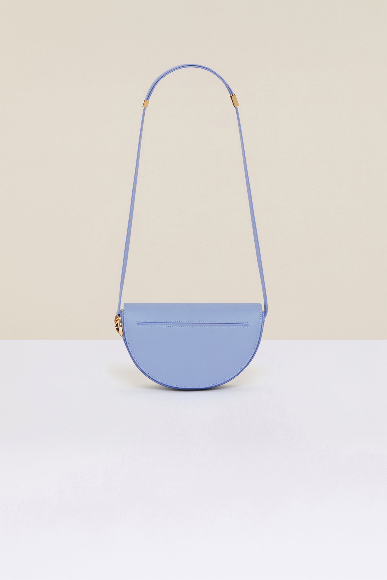 Patou BA001 sac main cuir bleu alaska blue