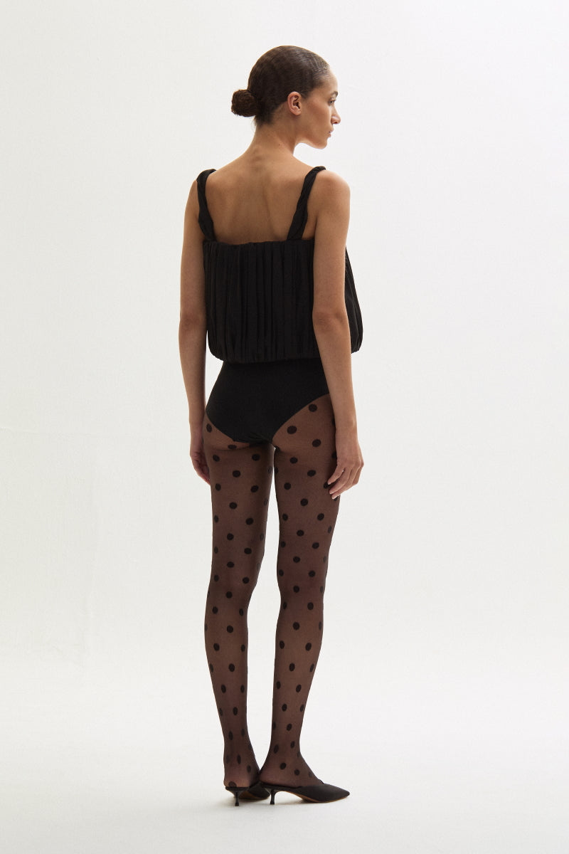 ATU Body Couture Enhanced Top crop top laine plissée