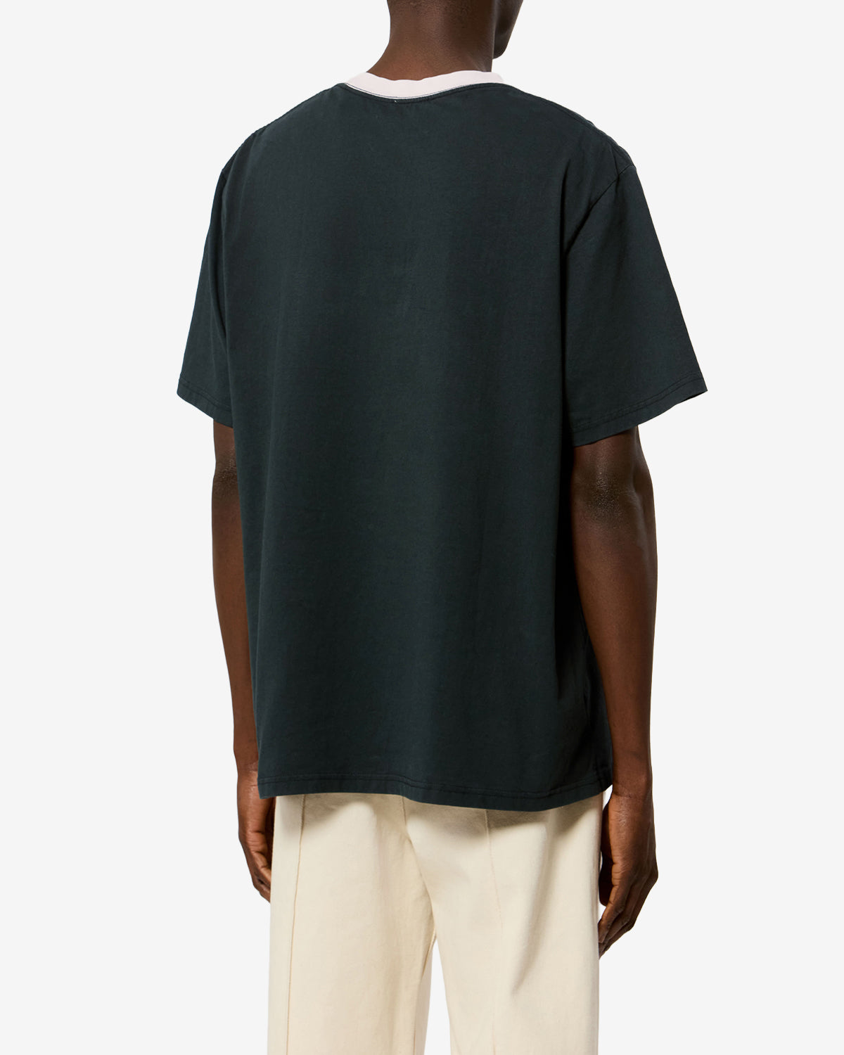 Isabel Marant Hiroe t-shirt noir délavé coton loose
