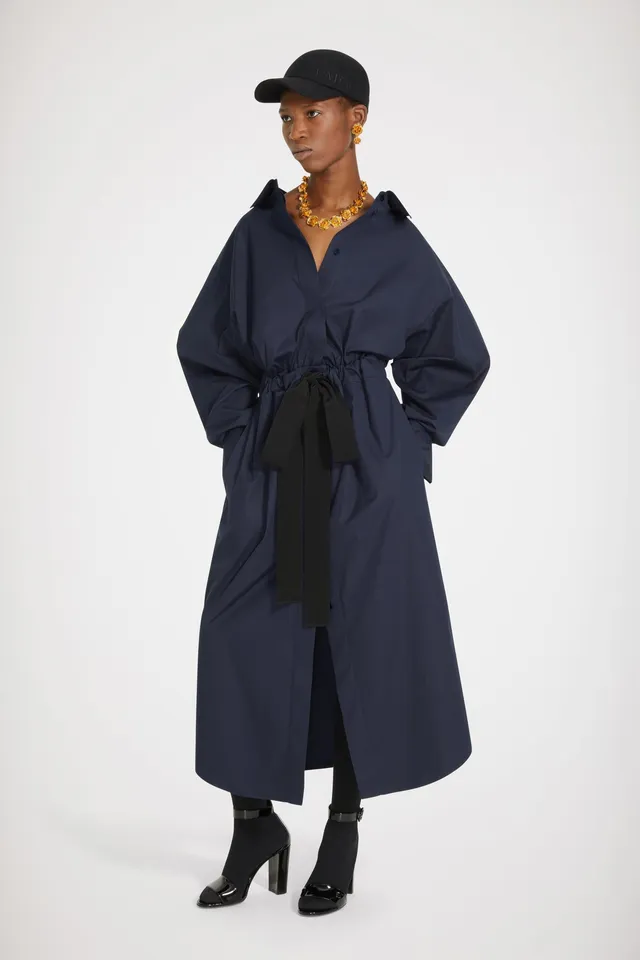 Patou H22DR0970017696P robe longue coton bio Parisian Night