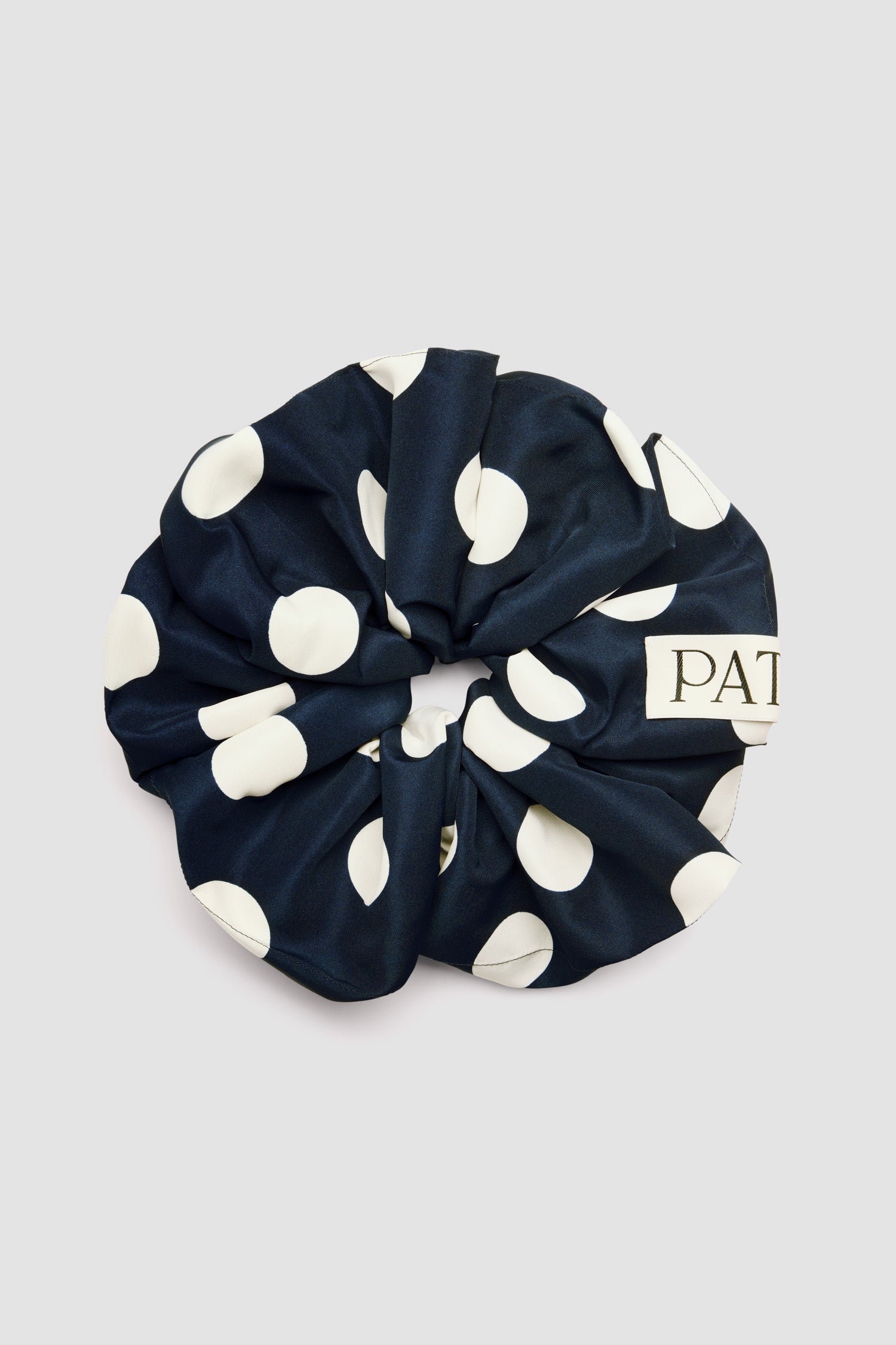 Patou AC059 chouchou volume marine à pois recyclé