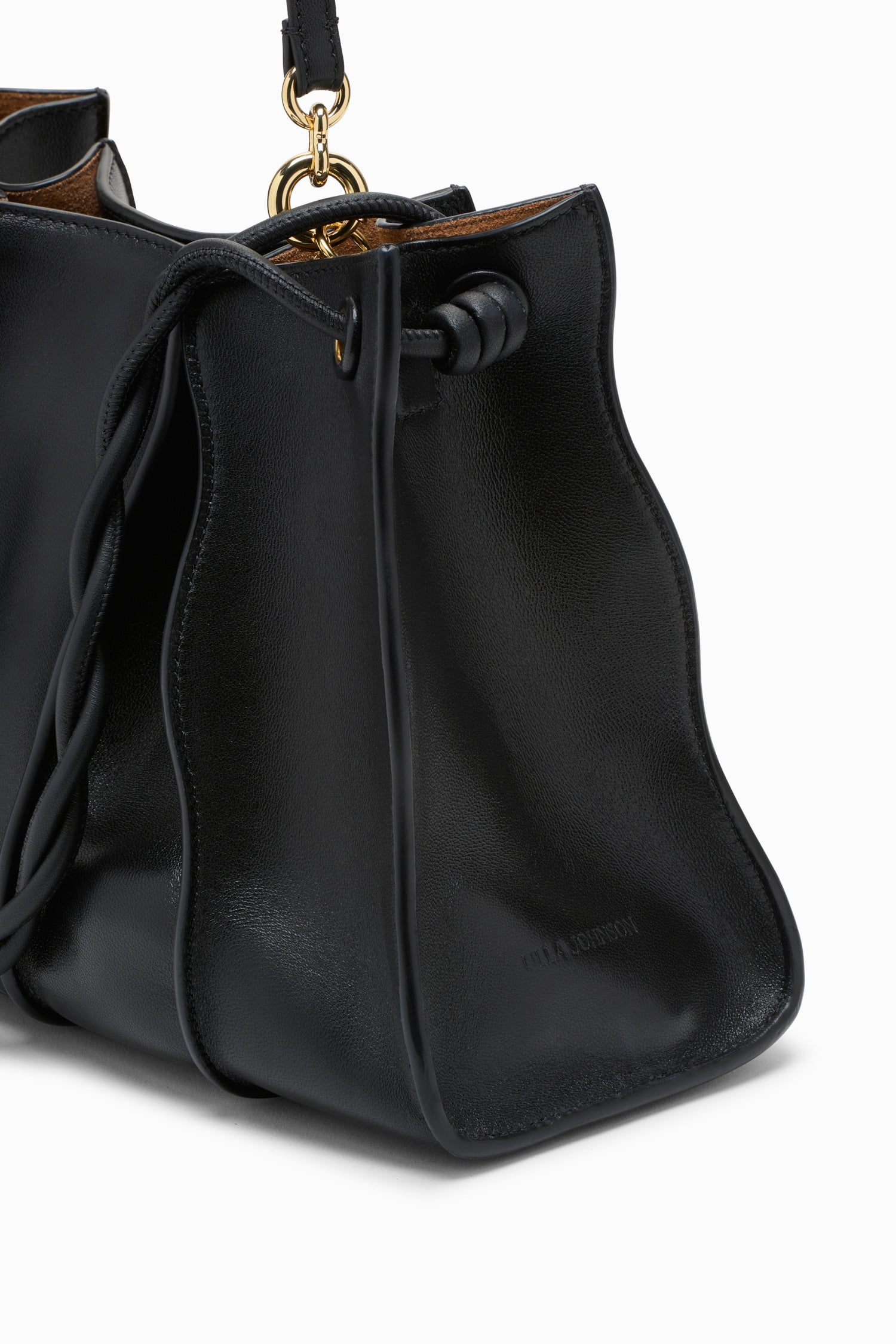 Ulla Johnson Adria FA261163 sac cuir Noir agneau convertible