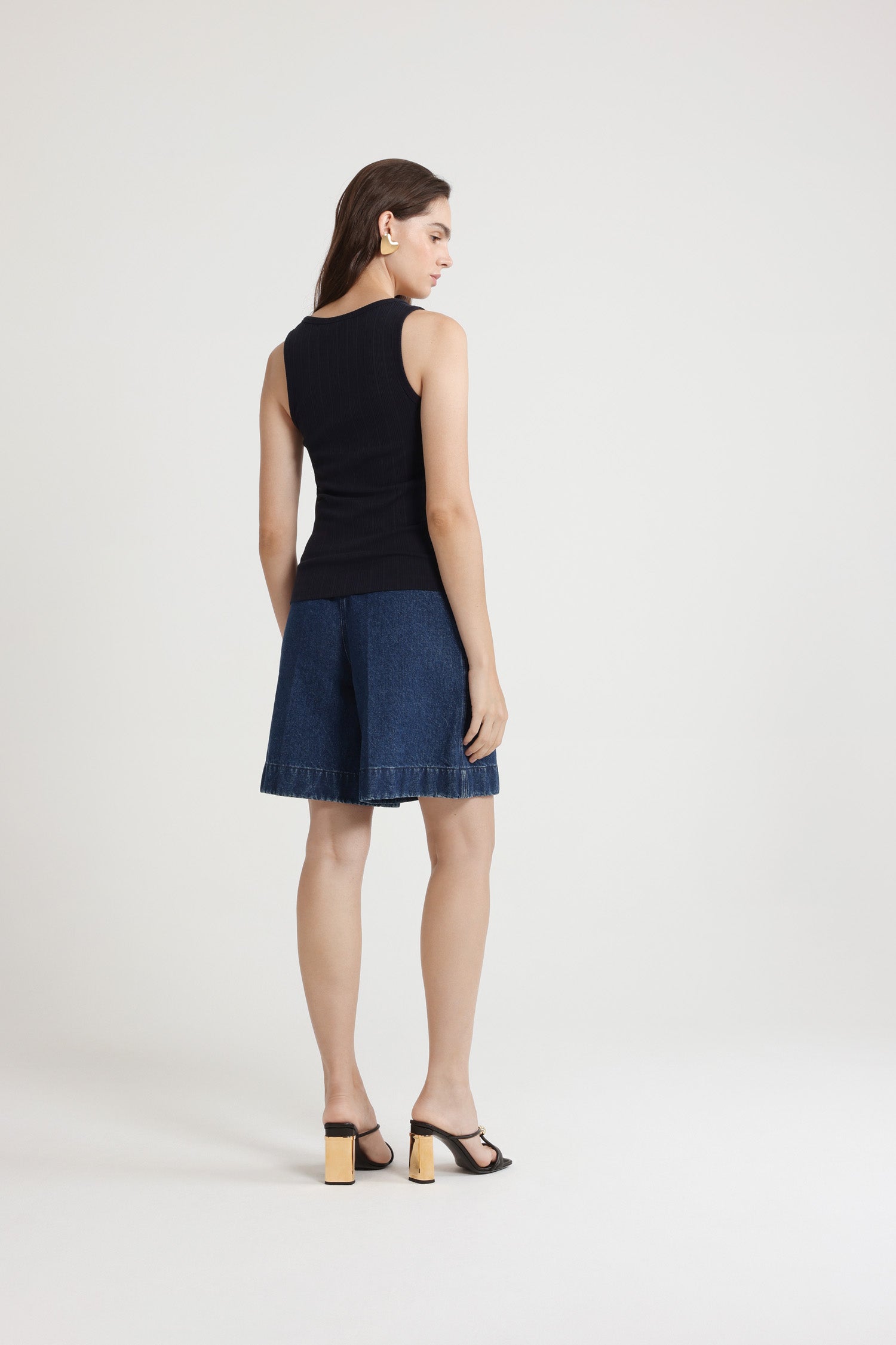 Patou P25JE1499971699N débardeur coton bio Navy Black