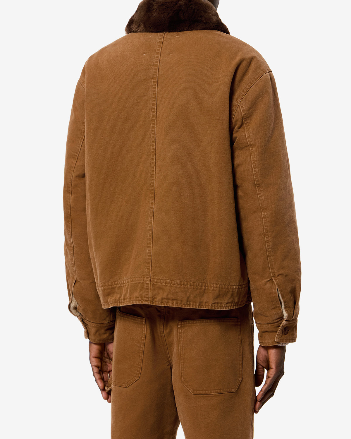 Isabel Marant Amaric MA0594HA manteau caramel shearling