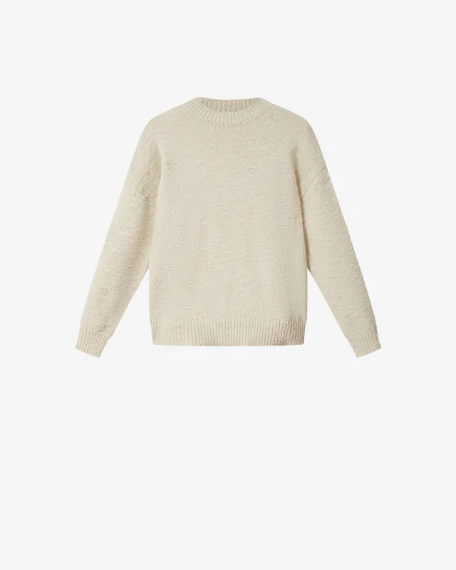 Isabel Marant Karl pull laine écru coupe large